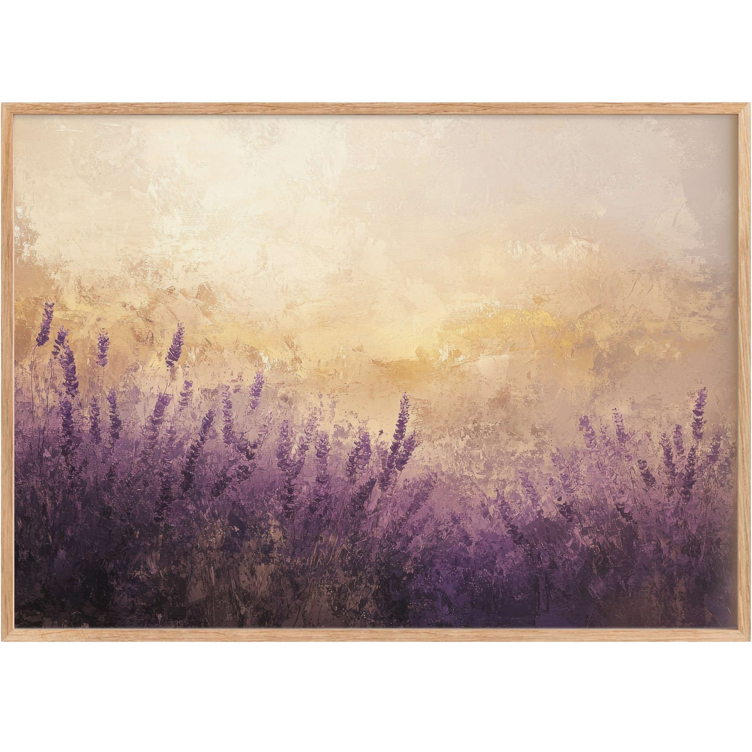 Evoke serene summer evenings with this summer printable wall art, blending soft golds and rich lavenders for a radiant, calming ambiance