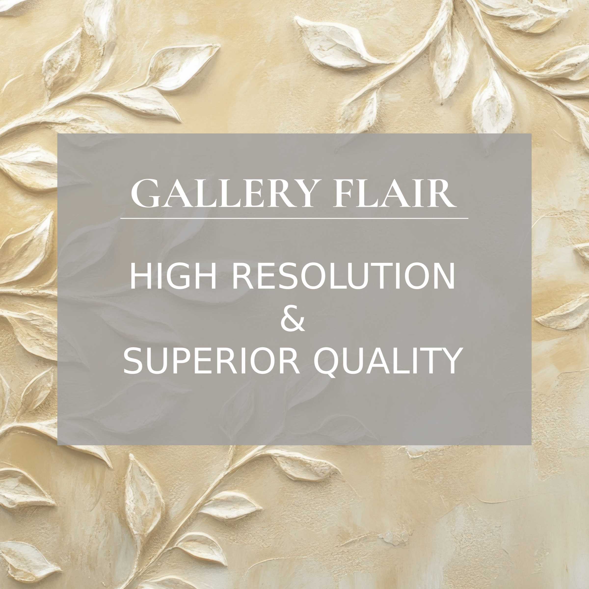 Elegant boho Frame TV picture with delicate leaf textures, showcasing refined detail and superb visual clarity