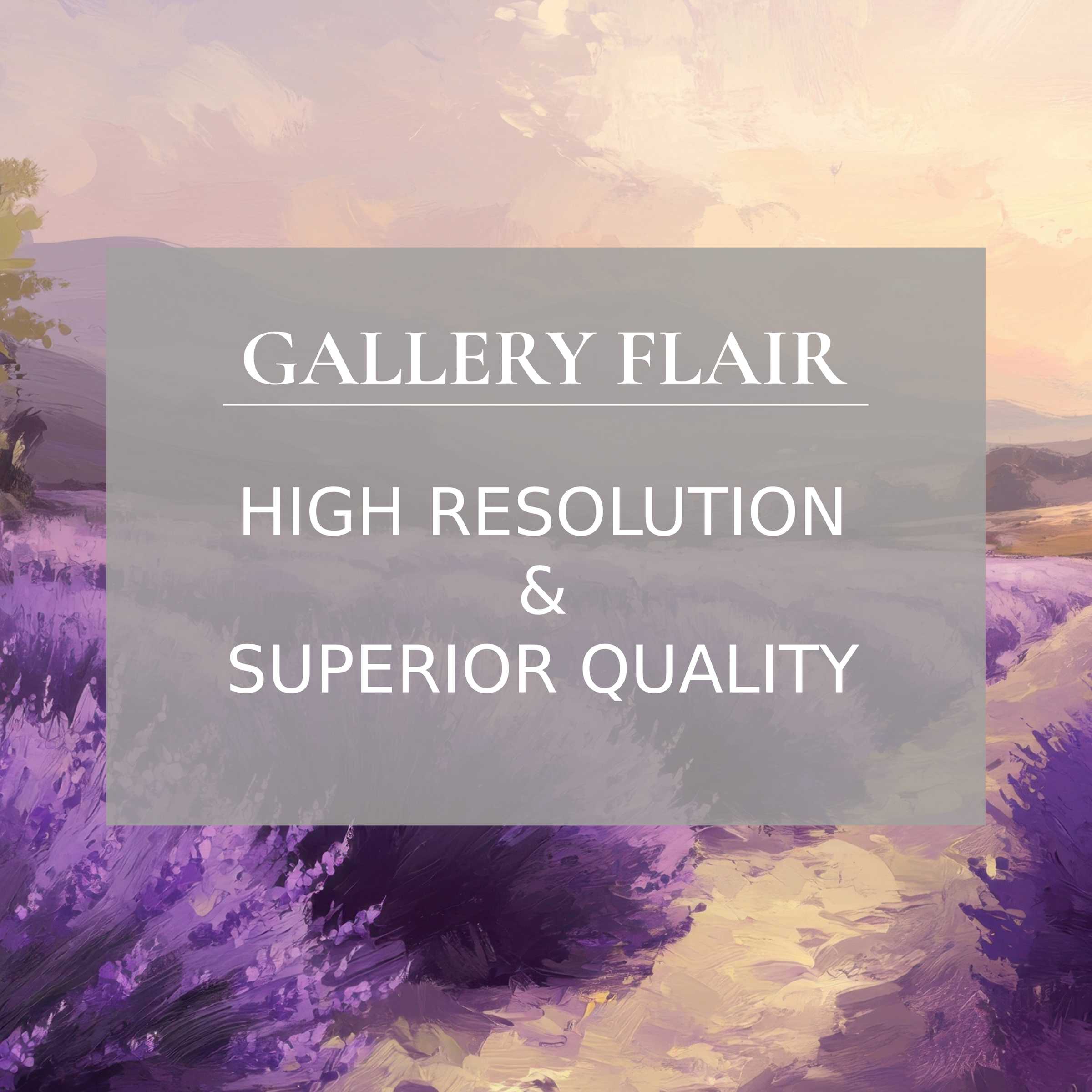 Radiant summer printable art showcasing a serene lavender field at sunset, enhancing chic modern interiors with exquisite detail and calming ambiance