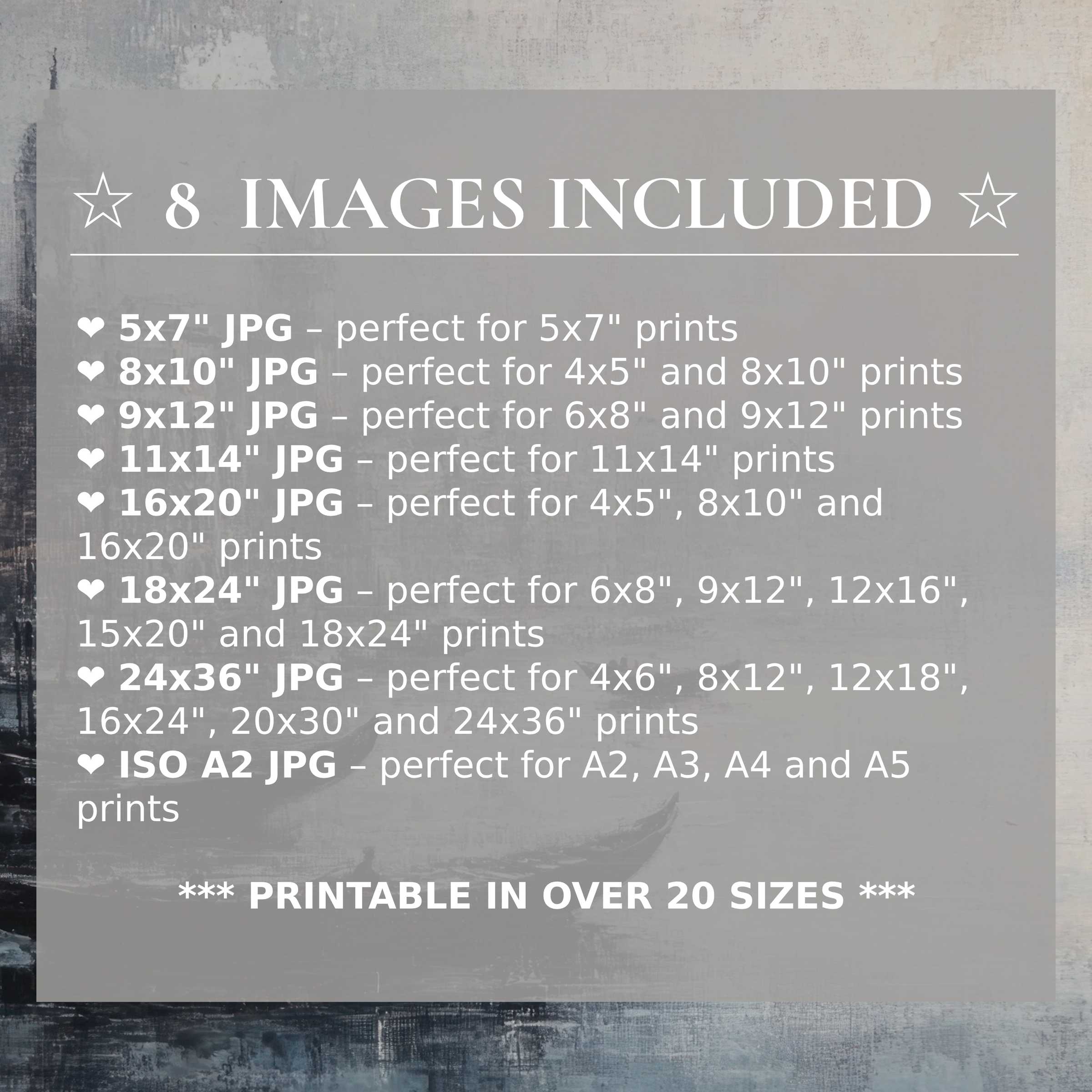 Urban digital print radiates with bold charcoal and soft grays, delivering calming versatility in 8 high-quality sizes included