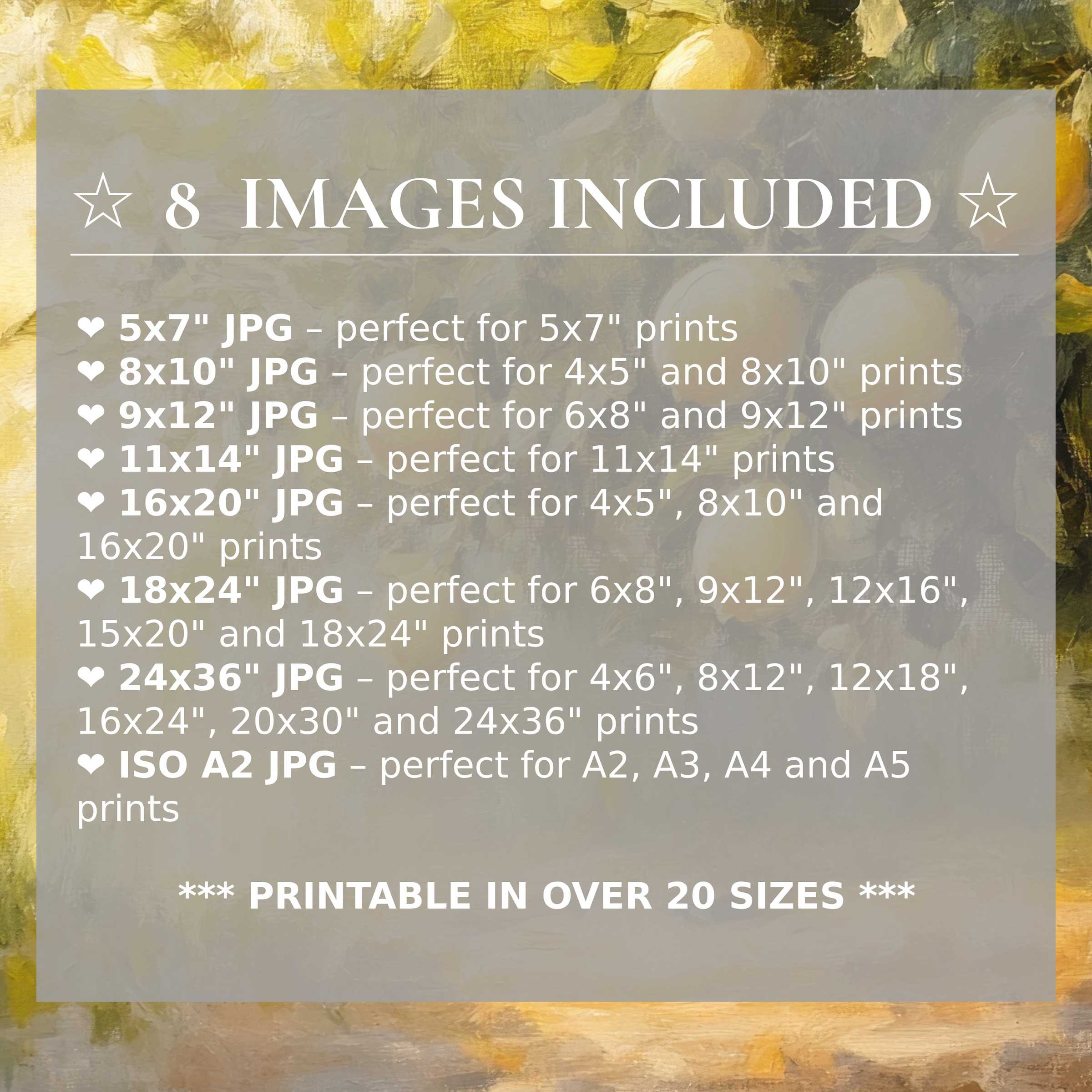 Radiant summer digital print blending golden yellows and lush greens, delivered in 8 premium sizes-an elegant, versatile choice for modern interiors