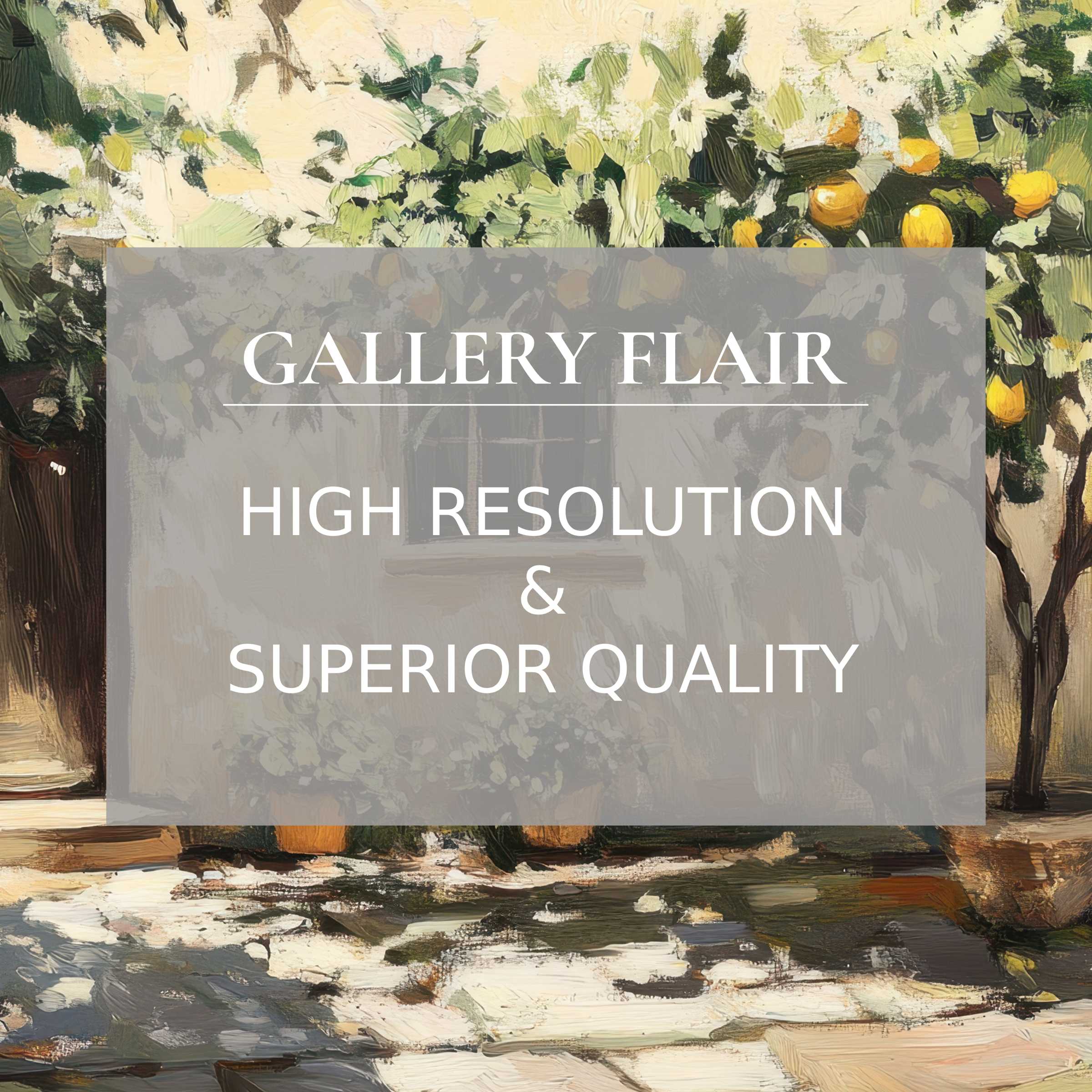 Elegant oil painting with rich texture and vivid detail in a tree Frame TV picture, showcasing refined clarity and high resolution