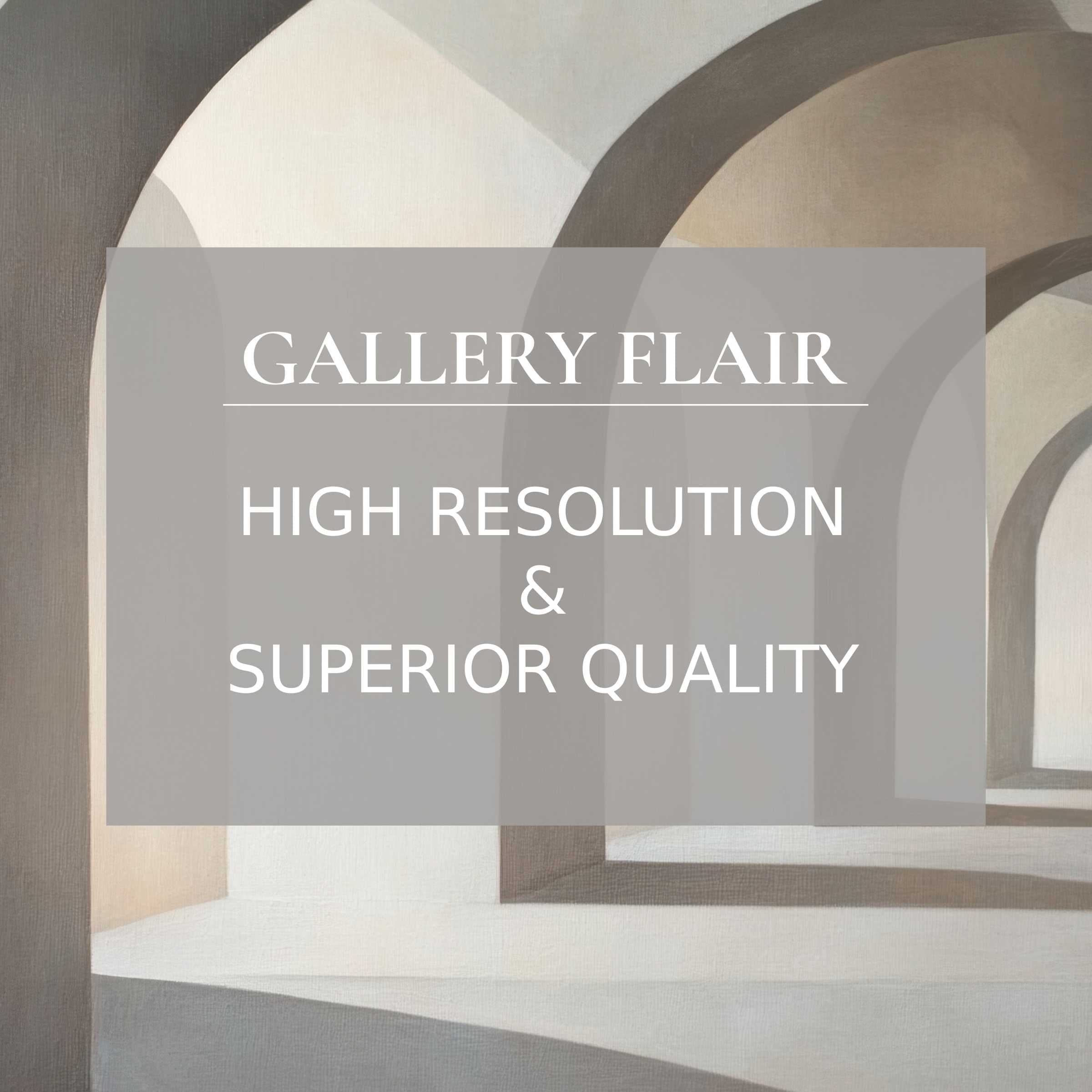 Elegant minimalistic architecture in muted tones with sharp detail and clarity in a neutral Frame TV picture