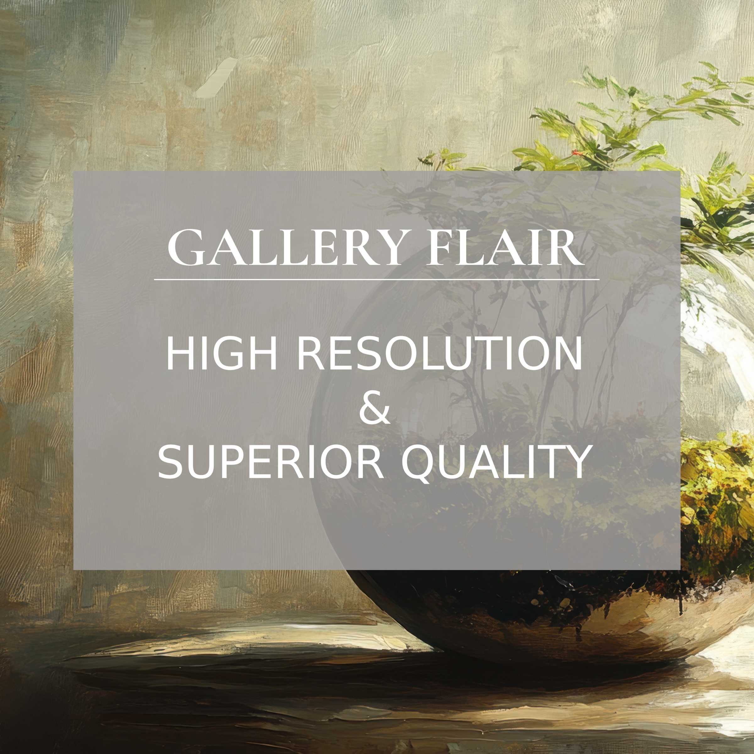 Elegant botanical Frame TV picture with exquisite detail, rich texture, and superior high-resolution clarity