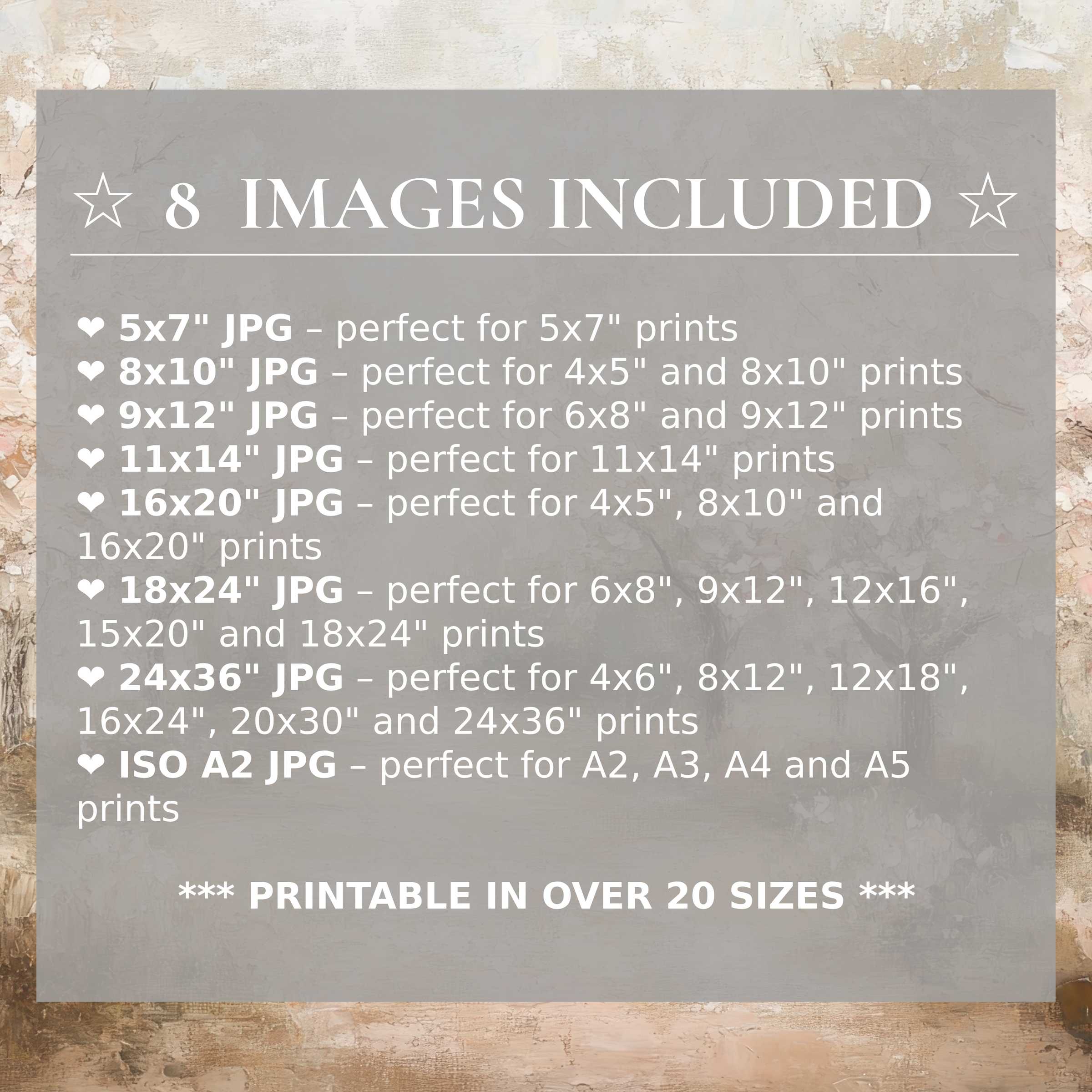 Vintage digital print exuding calming beige and soft gray tones, delivered in 8 high-quality sizes to elevate contemporary interiors with timeless style and versatile elegance