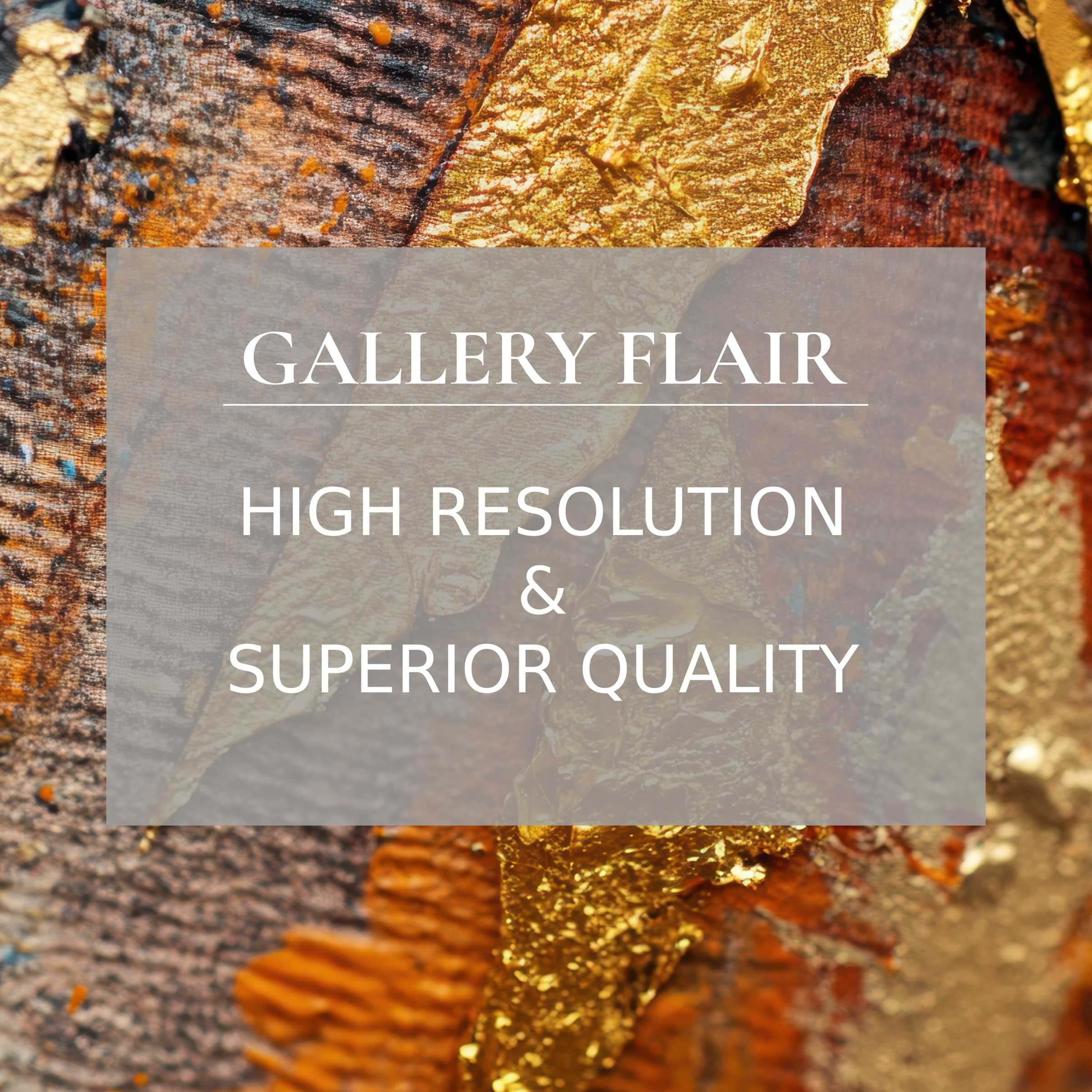 Elegant abstract Frame TV picture with rich textures, vibrant gold accents, and exceptional high-resolution clarity