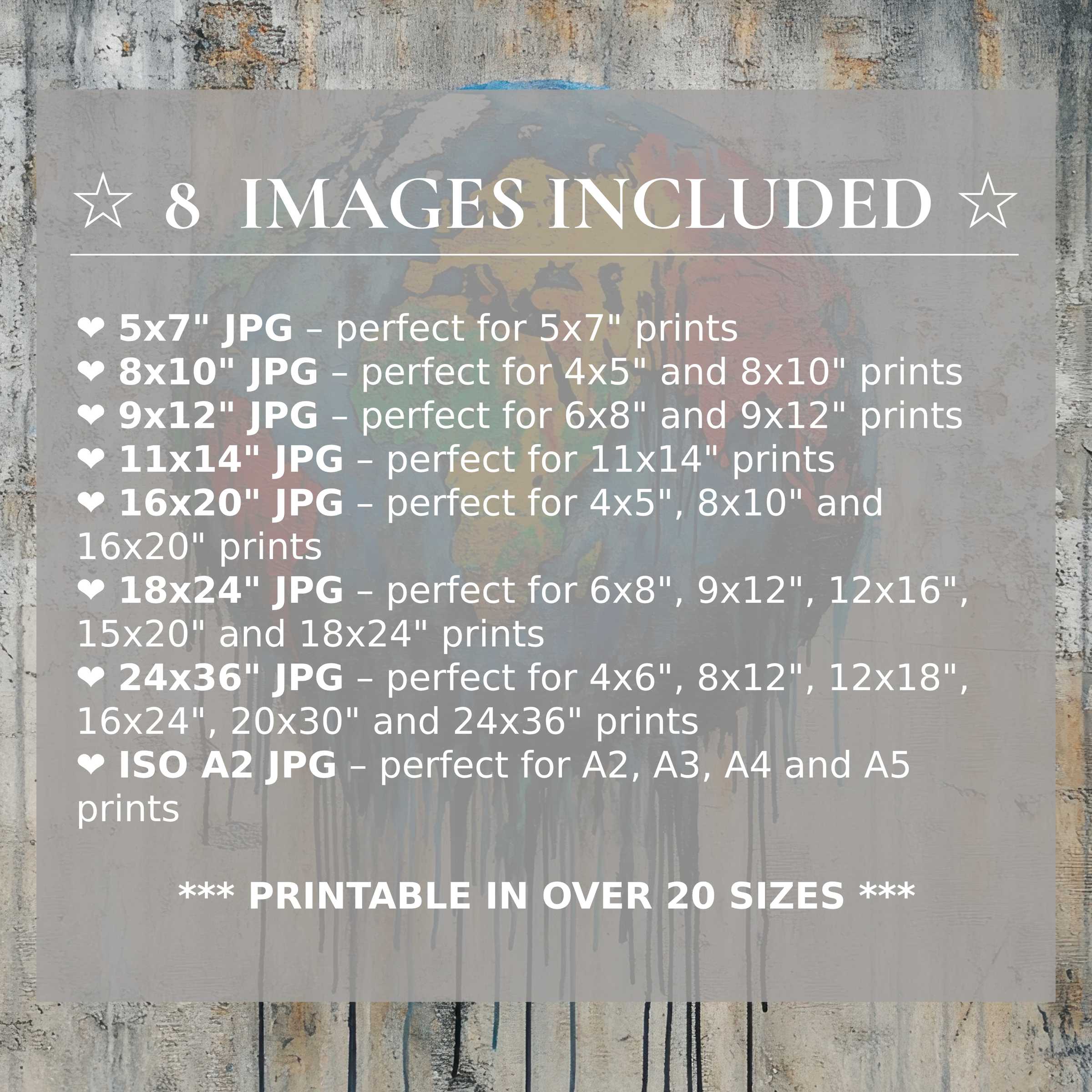 Elegantly radiant tree digital print in muted earth tones, offering calming warmth and bold detail in 8 high-quality sizes included