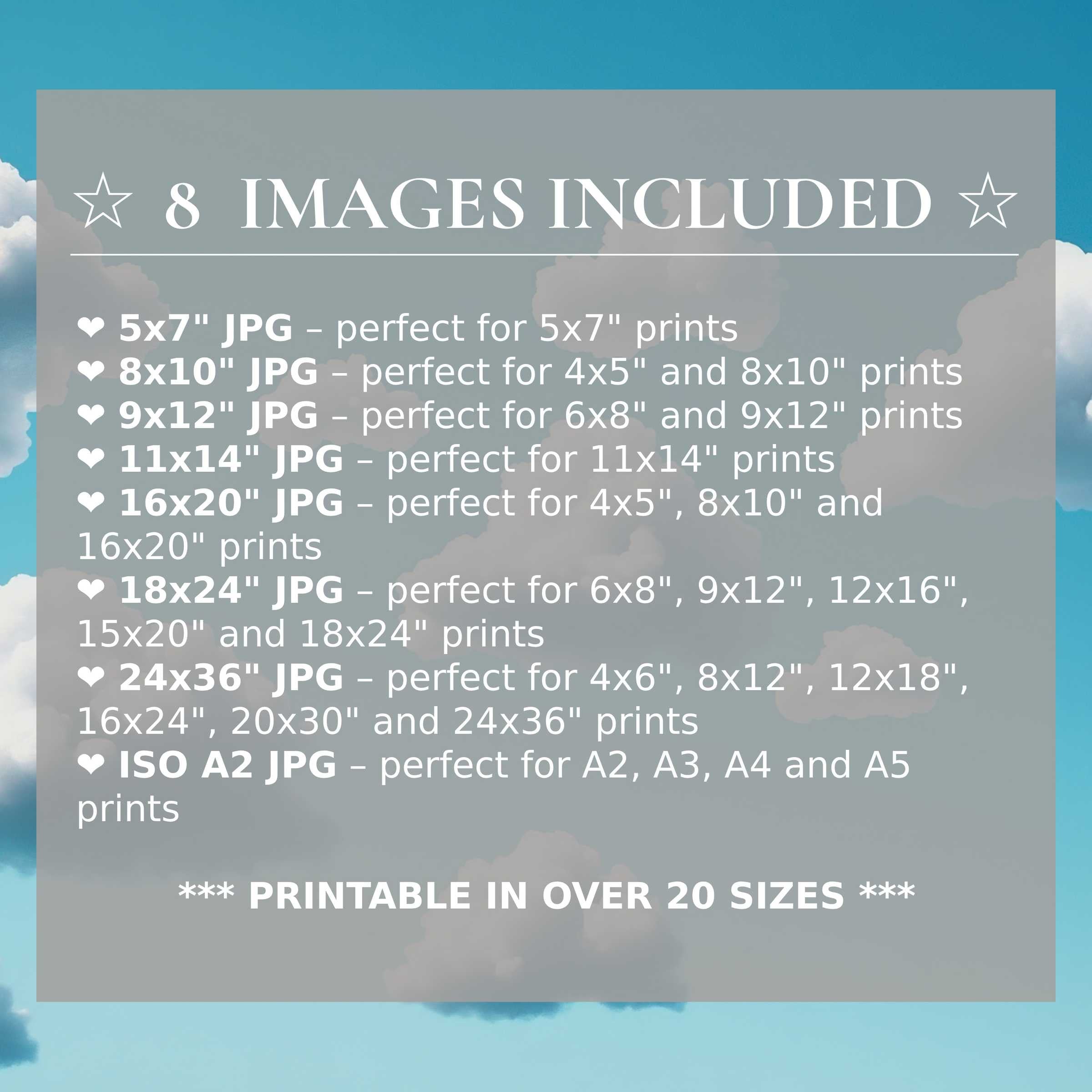 Minimalist digital print in serene blue and soft grey tones, radiating calm elegance; includes 8 high-quality sizes with download, enhancing modern interior style and versatility