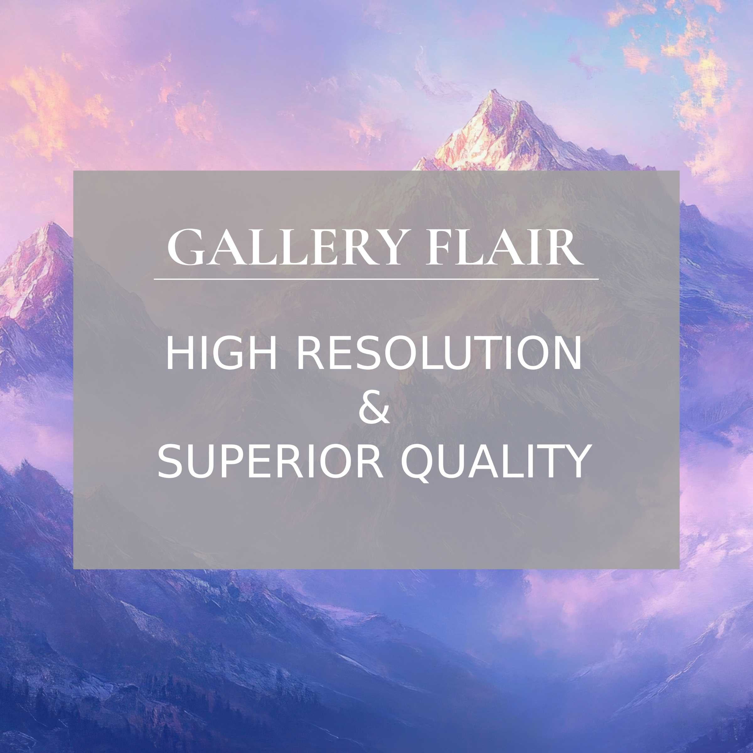 Vintage printable art capturing a serene mountain dawn in exquisite detail, enriching modern spaces with timeless elegance and calming hues