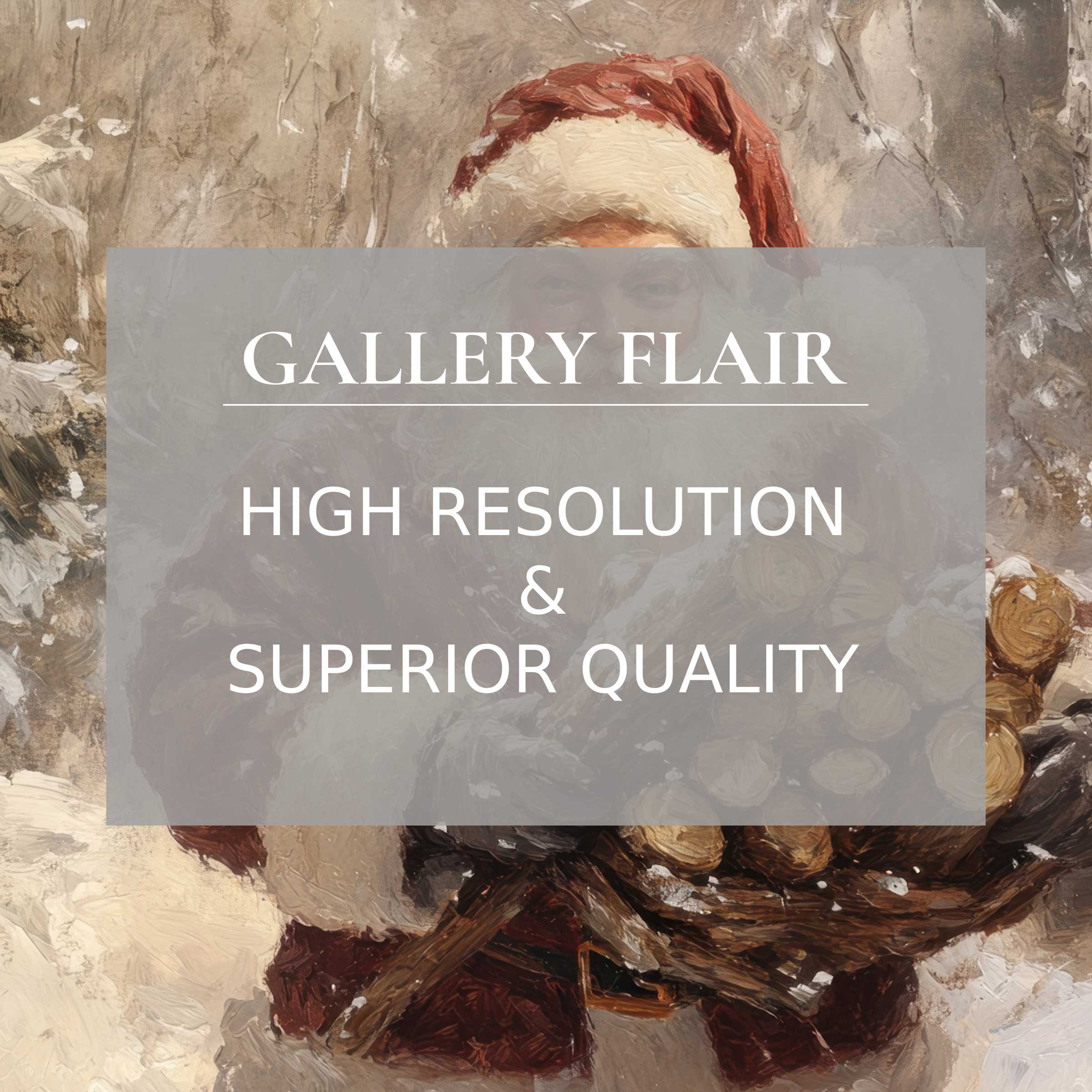 Elegant, high-resolution christmas Frame TV picture with refined brushstrokes and exceptional visual clarity for premium decor
