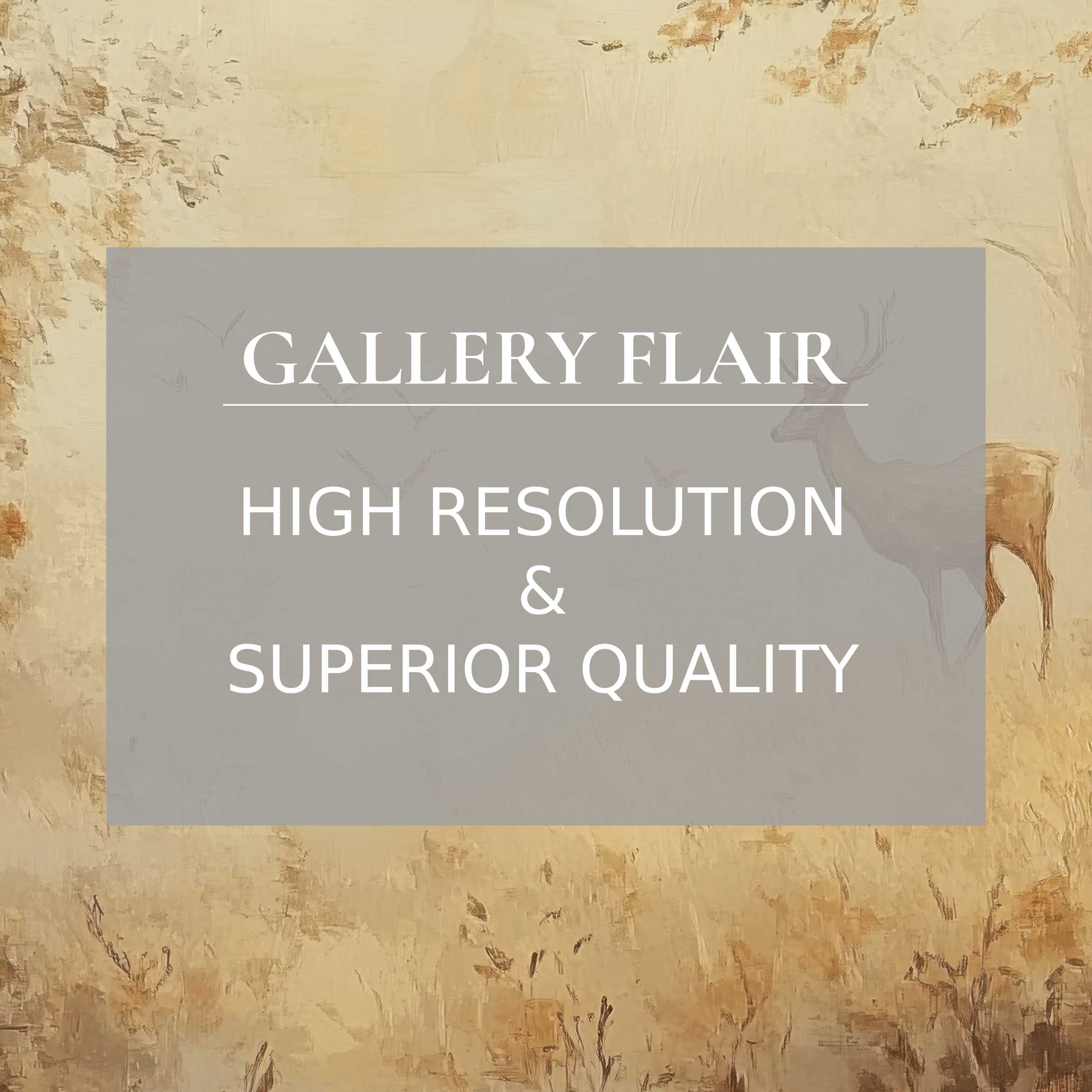 Calm, high-resolution fall printable art featuring delicate deer silhouettes in soft autumn hues, enriching modern interiors