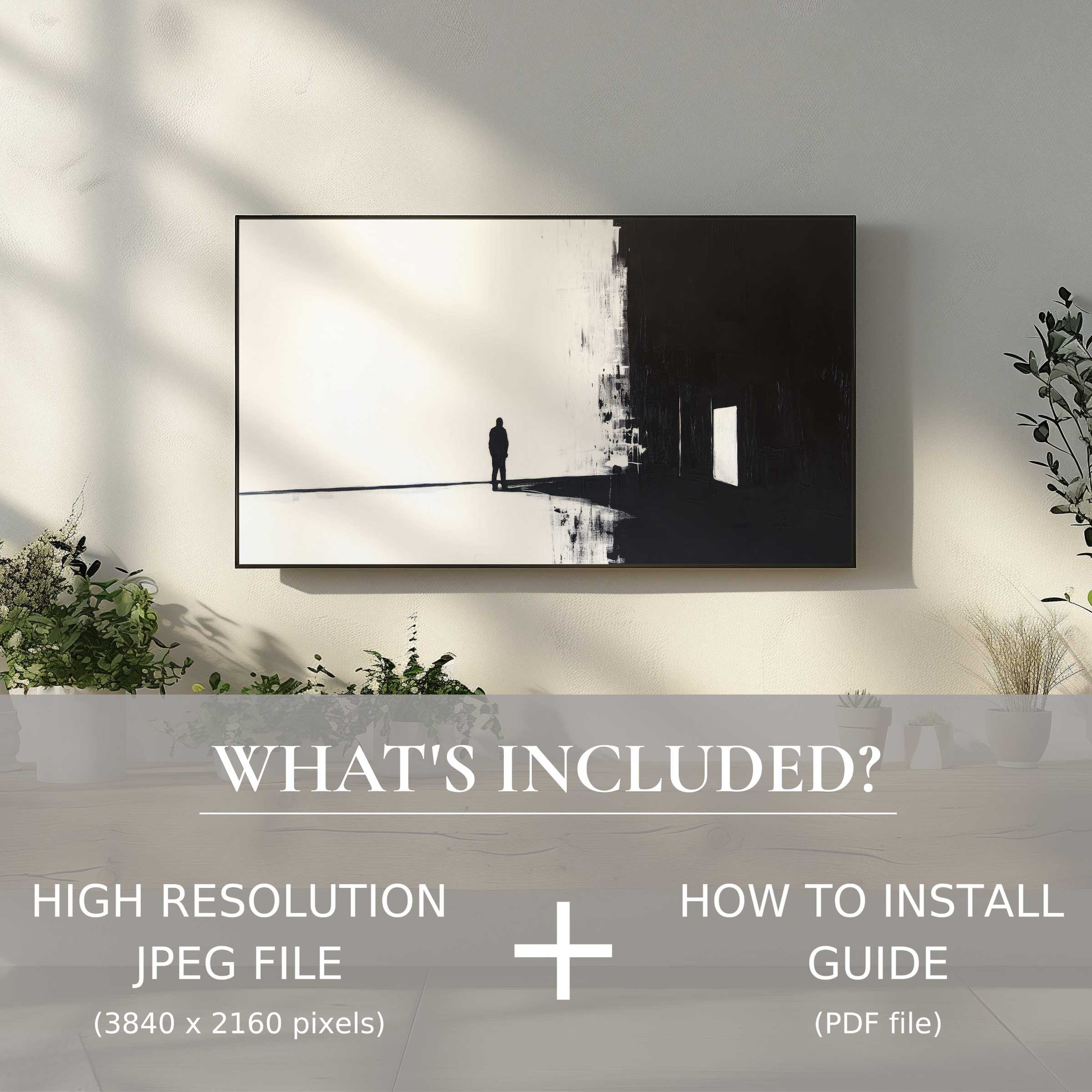 Elegant street art digital TV art download enhances your space with effortless digital use and stylish modern ambiance