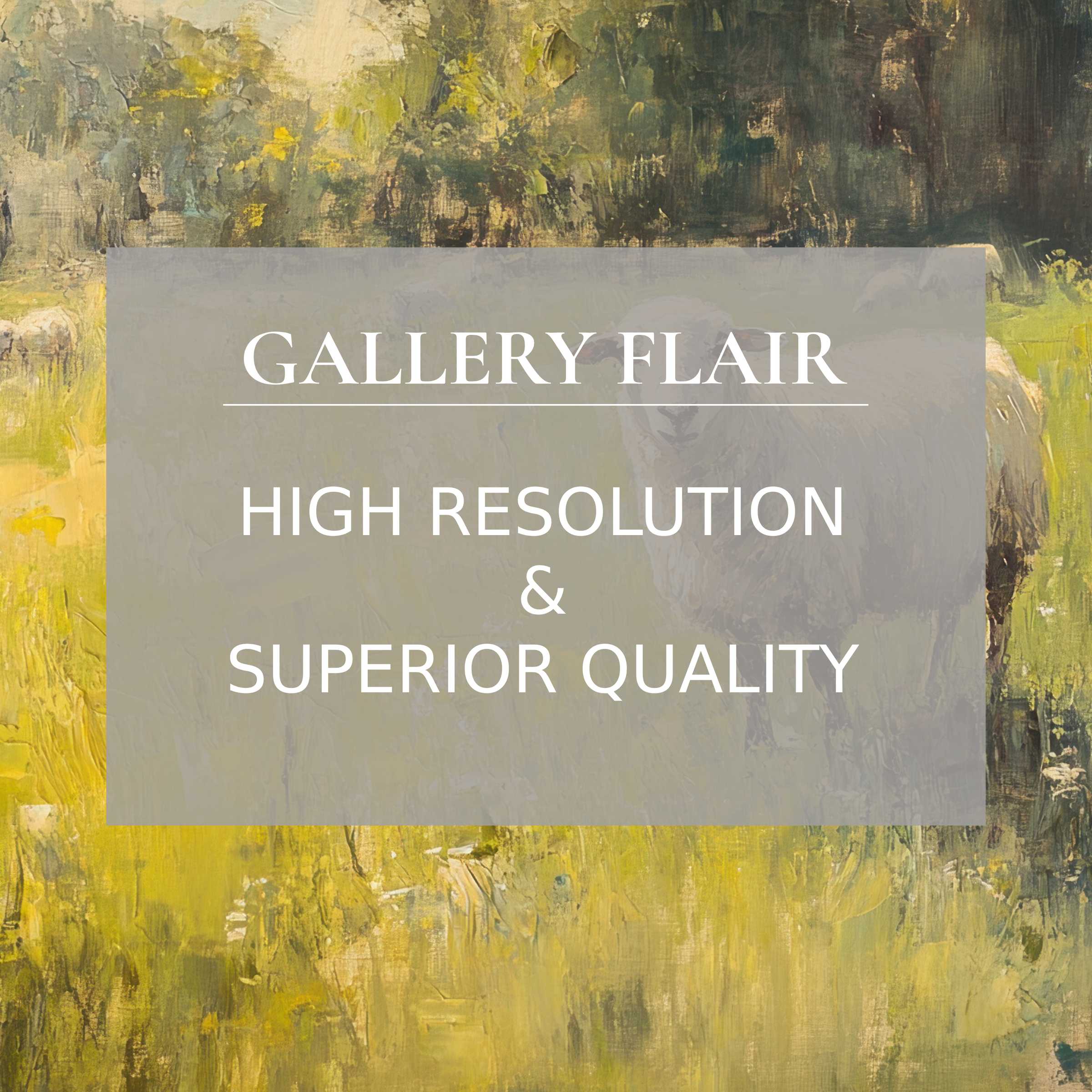 Vintage printable art capturing a serene pastoral scene with rich texture, elevating modern interiors with timeless charm
