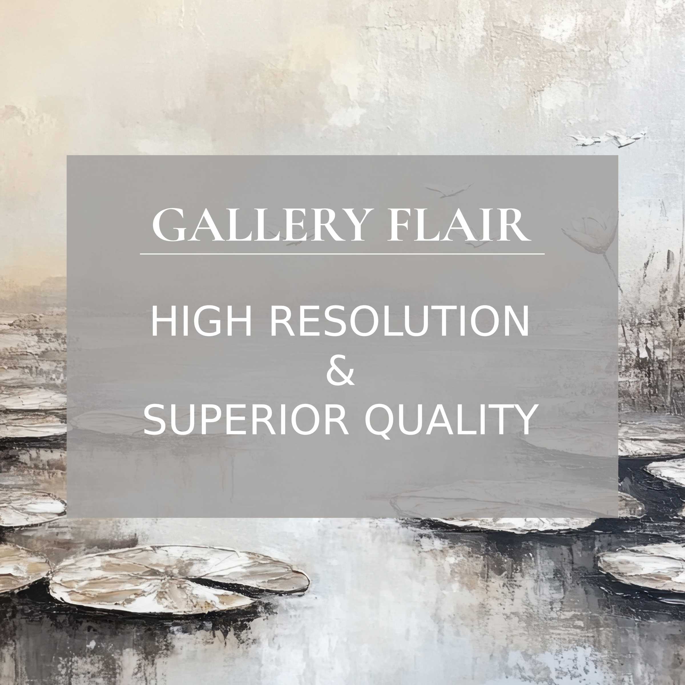 Botanical printable art showcasing serene water lilies in muted tones, radiating calming elegance with exquisite high-resolution detail for upscale interiors