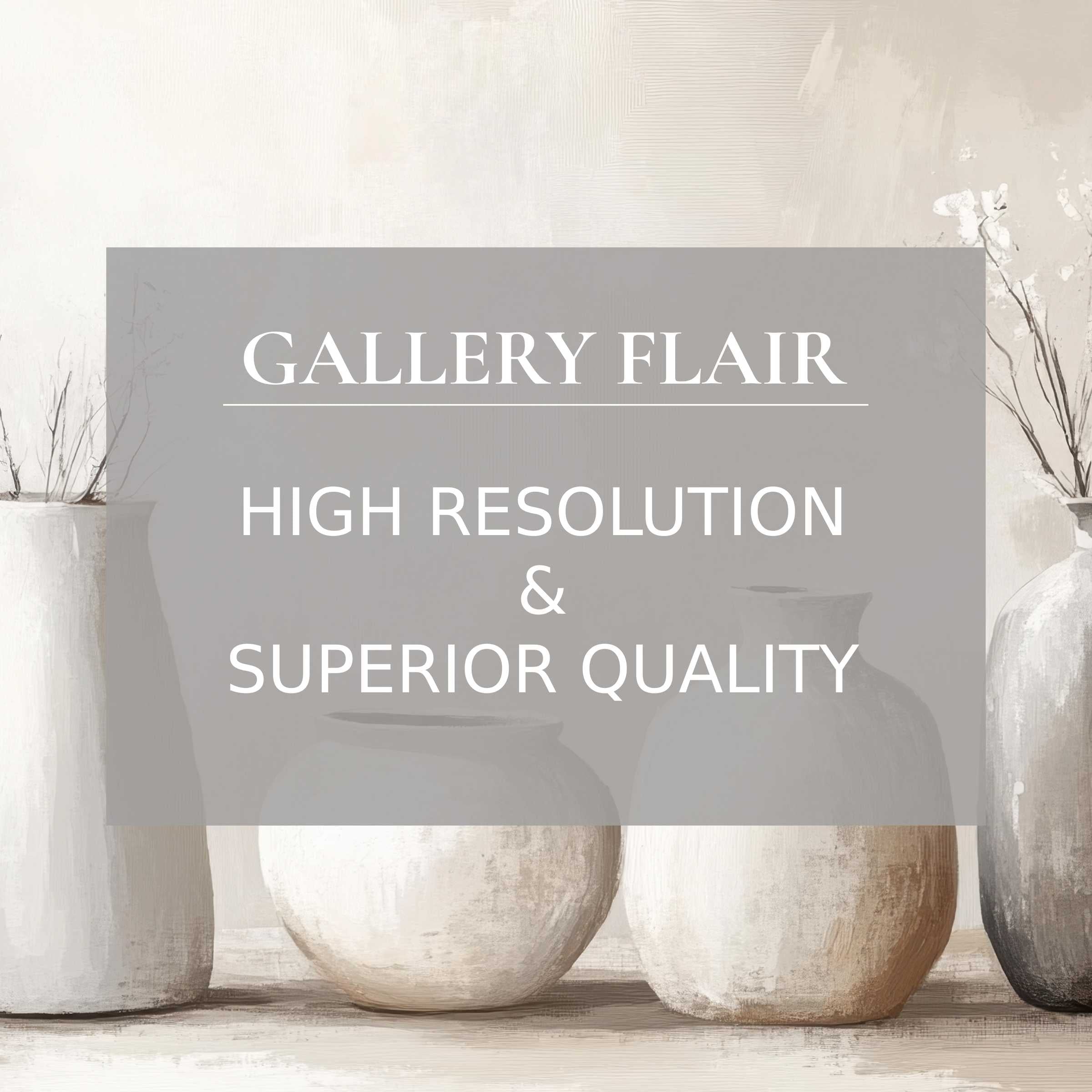 Boho printable art of muted earth-tone vases, radiating a calming, textured elegance that elevates modern interiors