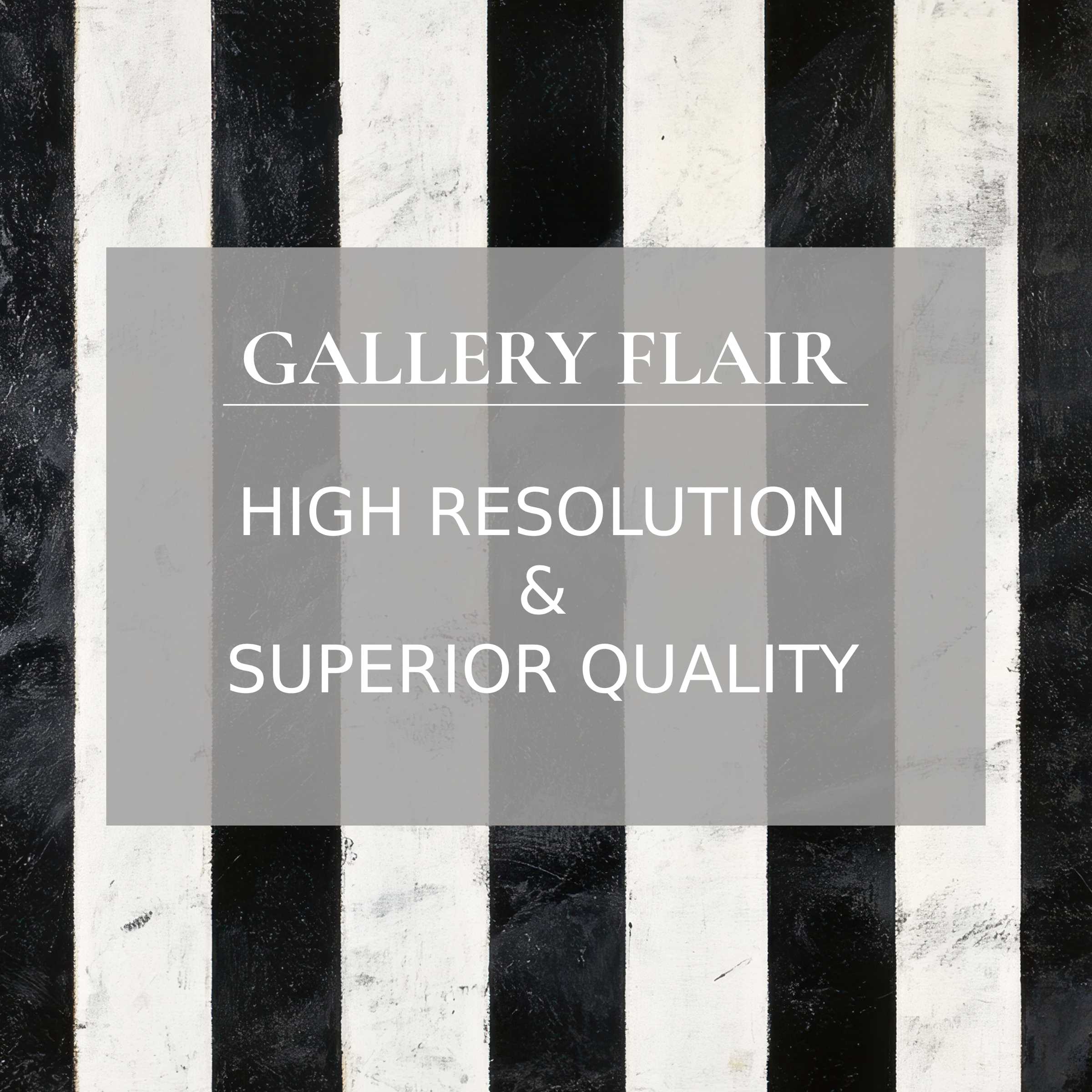 Elegant black and white textured stripes with refined detail for a neutral Frame TV picture showcasing visual clarity and resolution