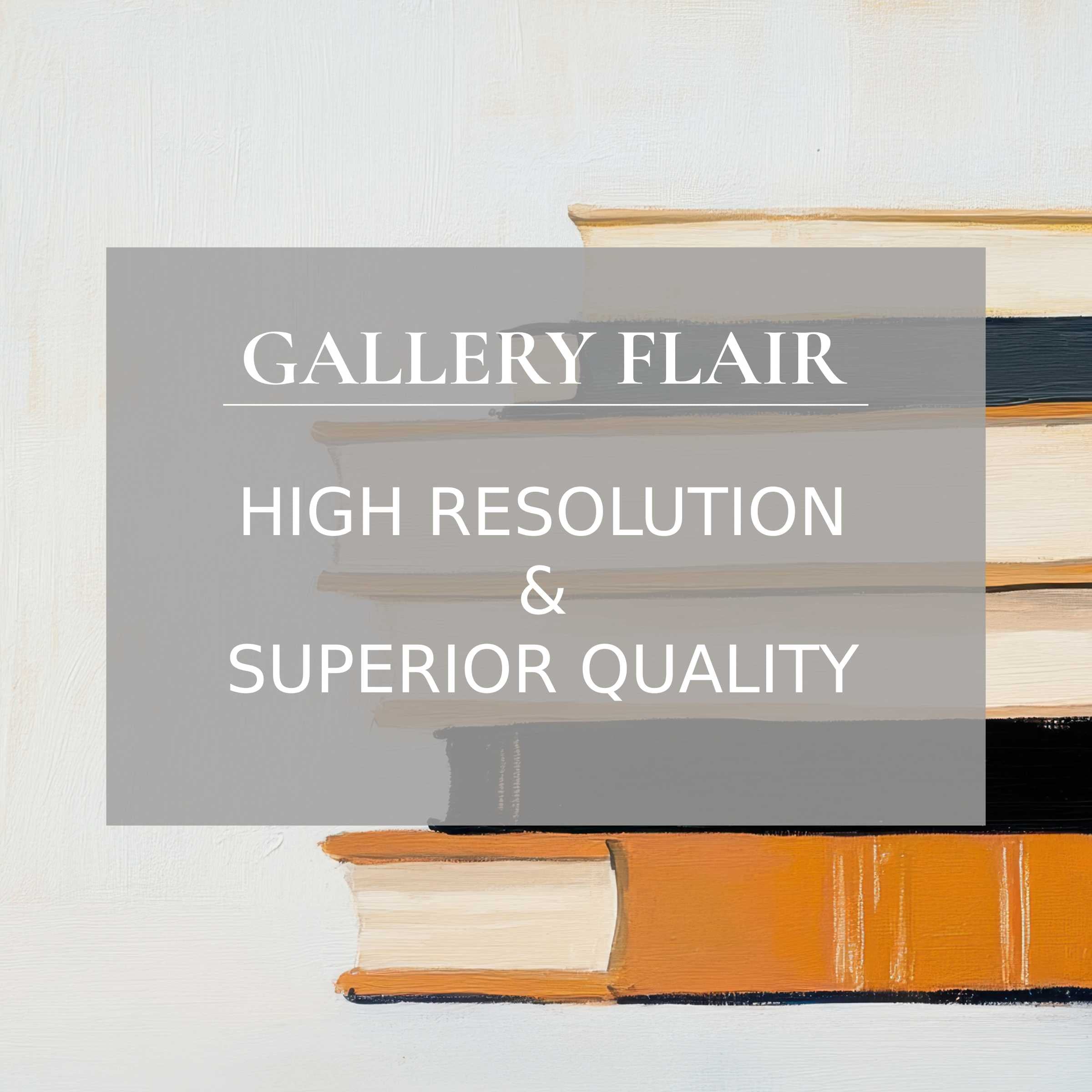 Elegant stack of books in soft tones with crisp brush strokes, a minimalist Frame TV picture of refined resolution and clarity