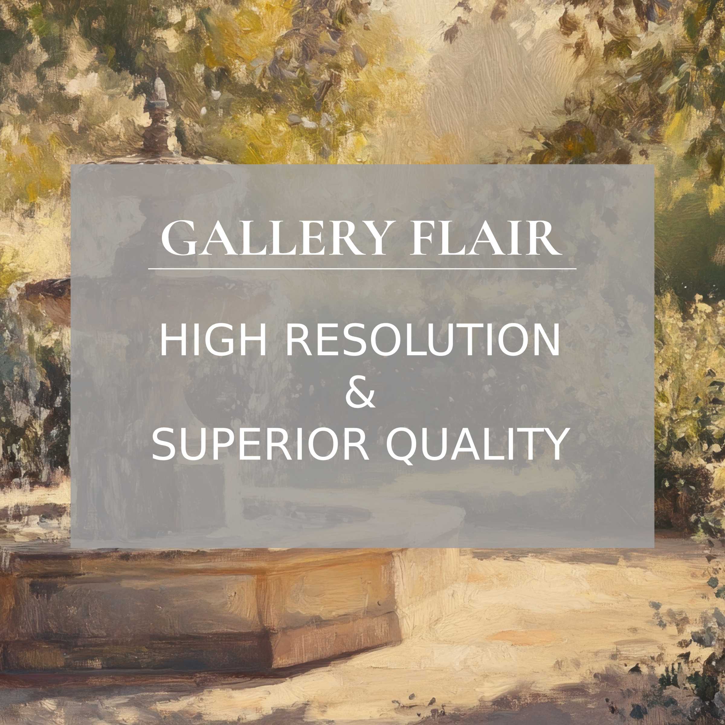 Elegant vintage Frame TV picture showcasing a high-resolution impressionist garden scene with refined visual clarity