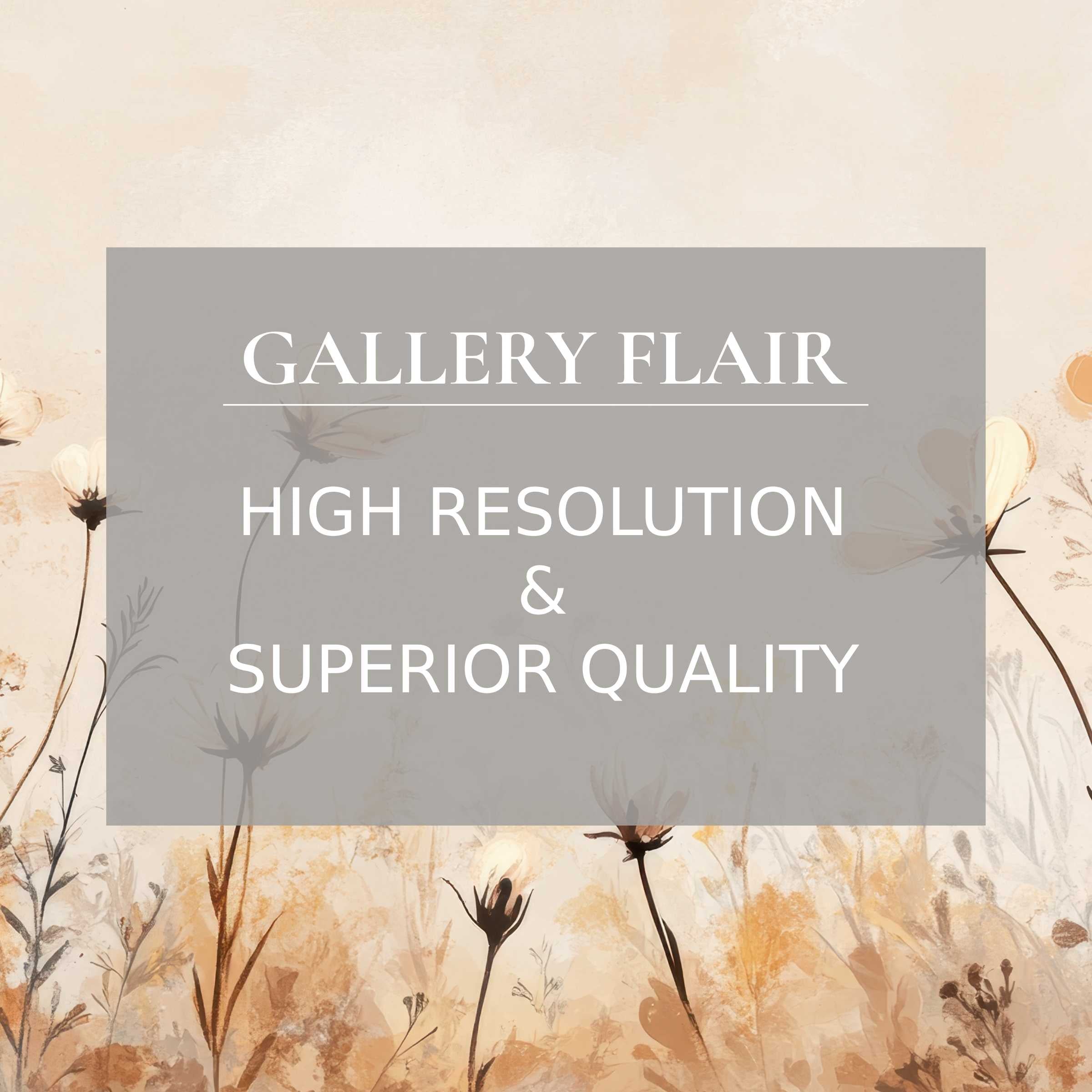 Ethereal boho printable art with delicate wildflowers in soft earth tones, elevating modern interiors with calming, high-resolution detail