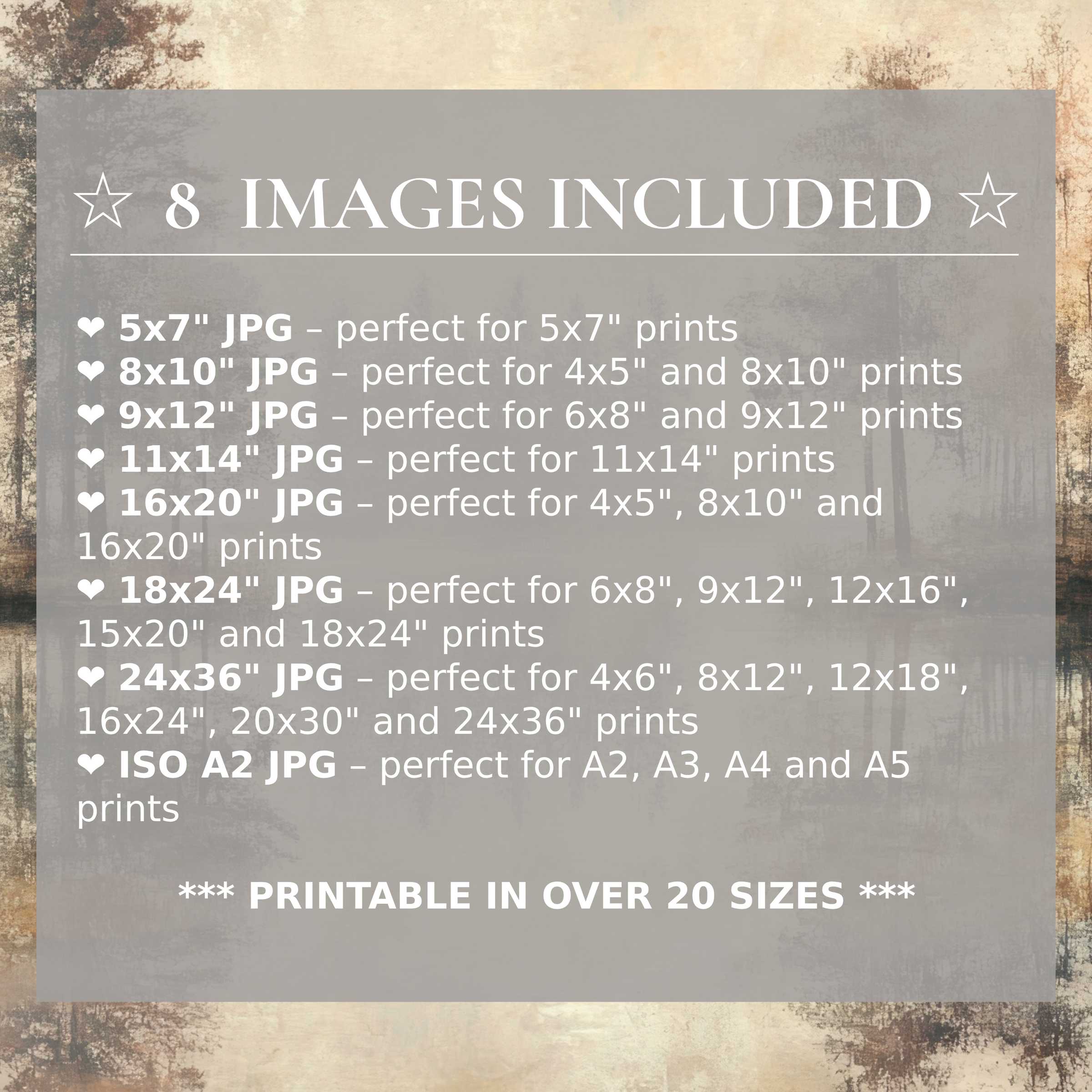 Neutral digital print featuring radiant beige and soft taupe tones, delivering calming elegance and versatile style for modern interiors Includes 8 high-quality sizes to effortlessly elevate any space with refined beauty and flexible design appeal