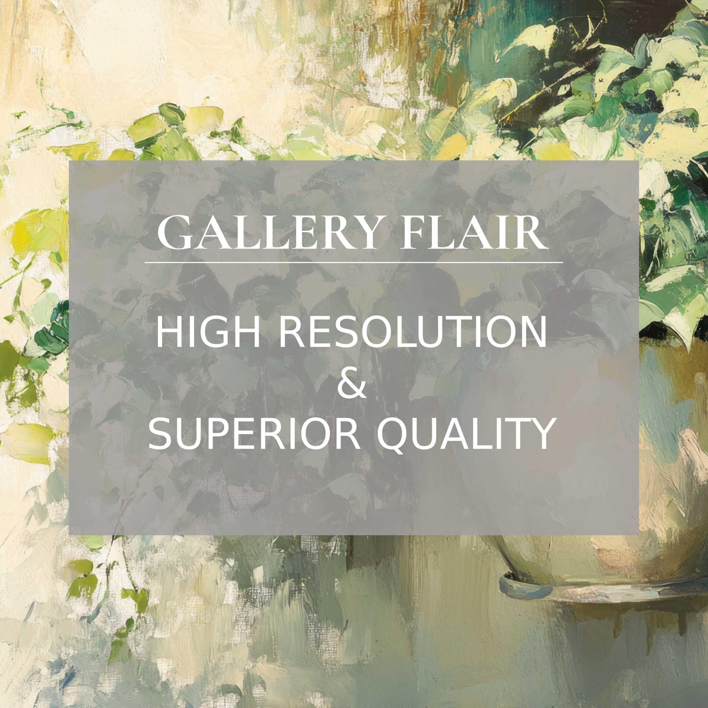 Elegant botanical Frame TV picture with refined brushstrokes, vibrant hues, and superior high-resolution clarity