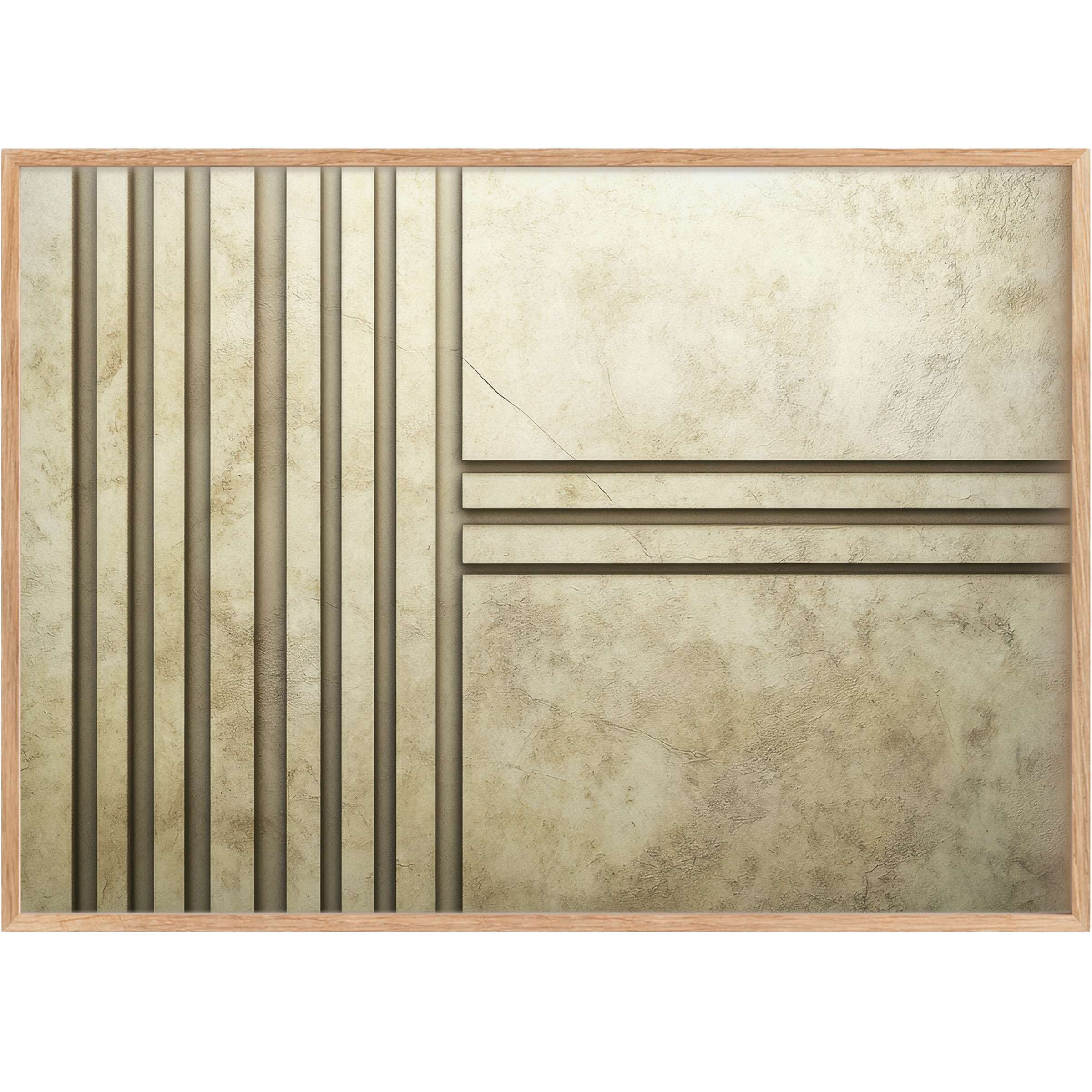 Muted beige and stone tones merge in this abstract printable wall art, creating a calming, textured harmony that elevates refined interiors