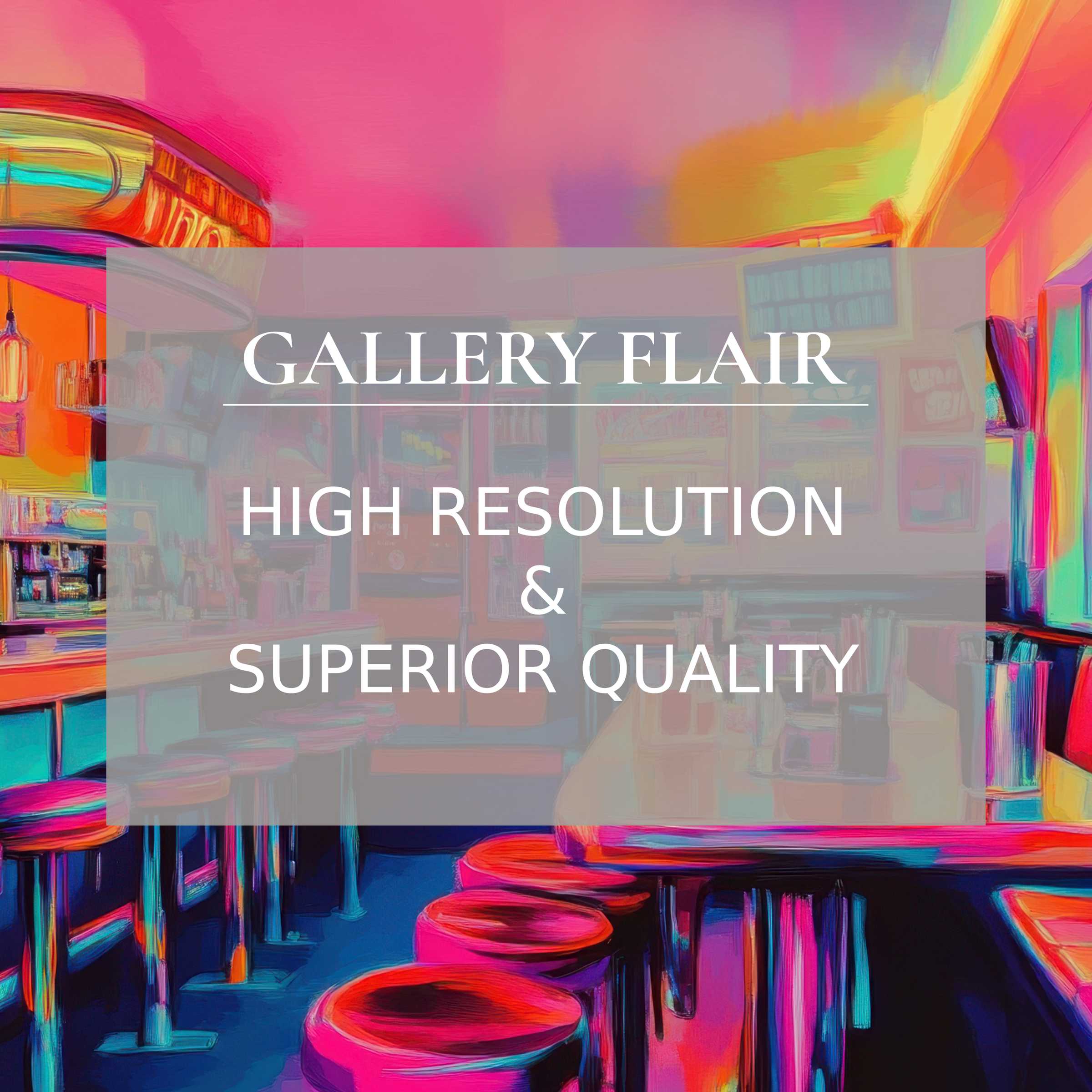 Vibrant pop art printable art with bold neon hues and radiant detail, transforming modern interiors into stylish, dynamic spaces