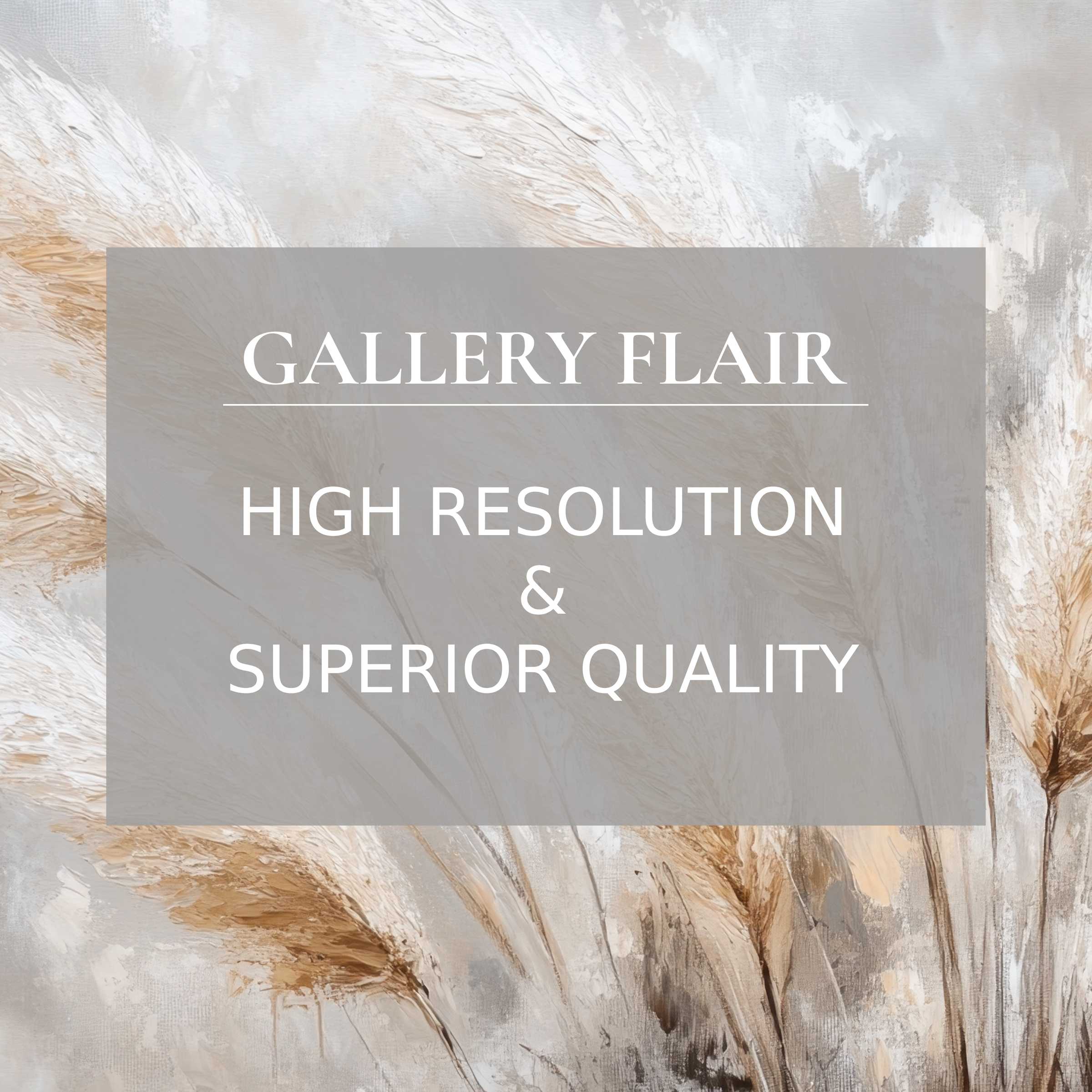 Boho printable art featuring delicate pampas grass in soft neutrals, radiating calming elegance with premium texture detail