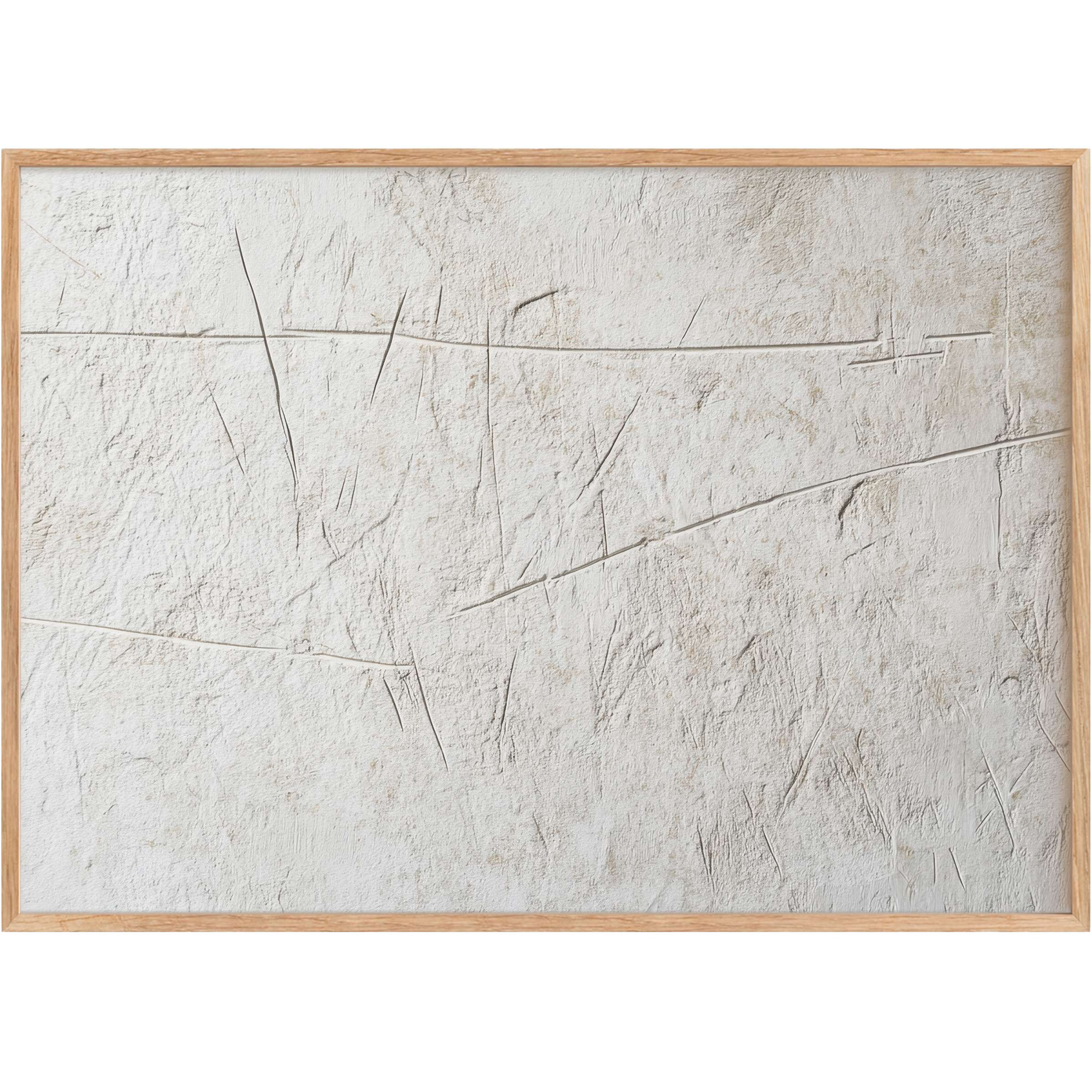 Minimalist abstract printable wall art featuring textured white and soft beige tones, evoking a serene, refined ambiance for modern interiors