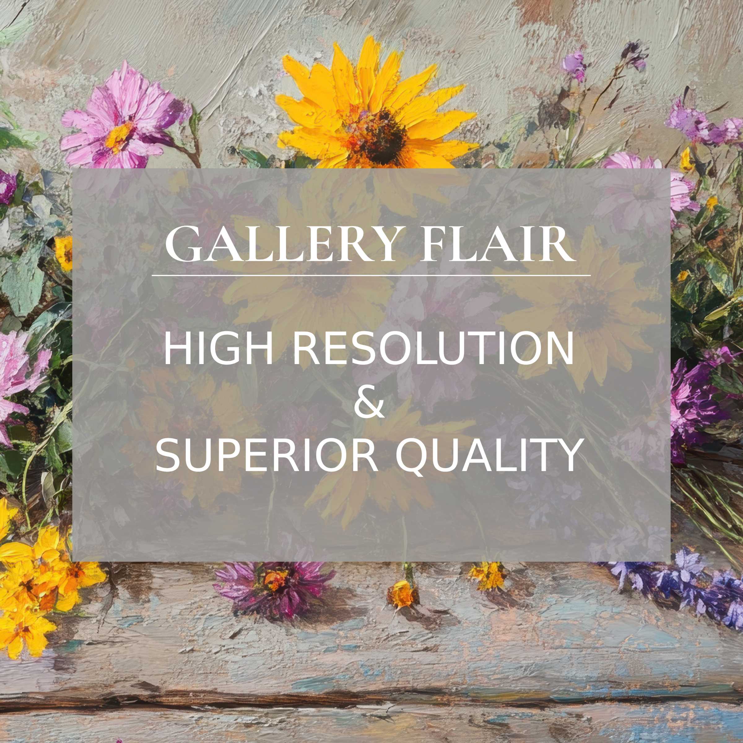Elegant floral Frame TV picture with vibrant brushstrokes, rich texture, and exceptional high-resolution clarity
