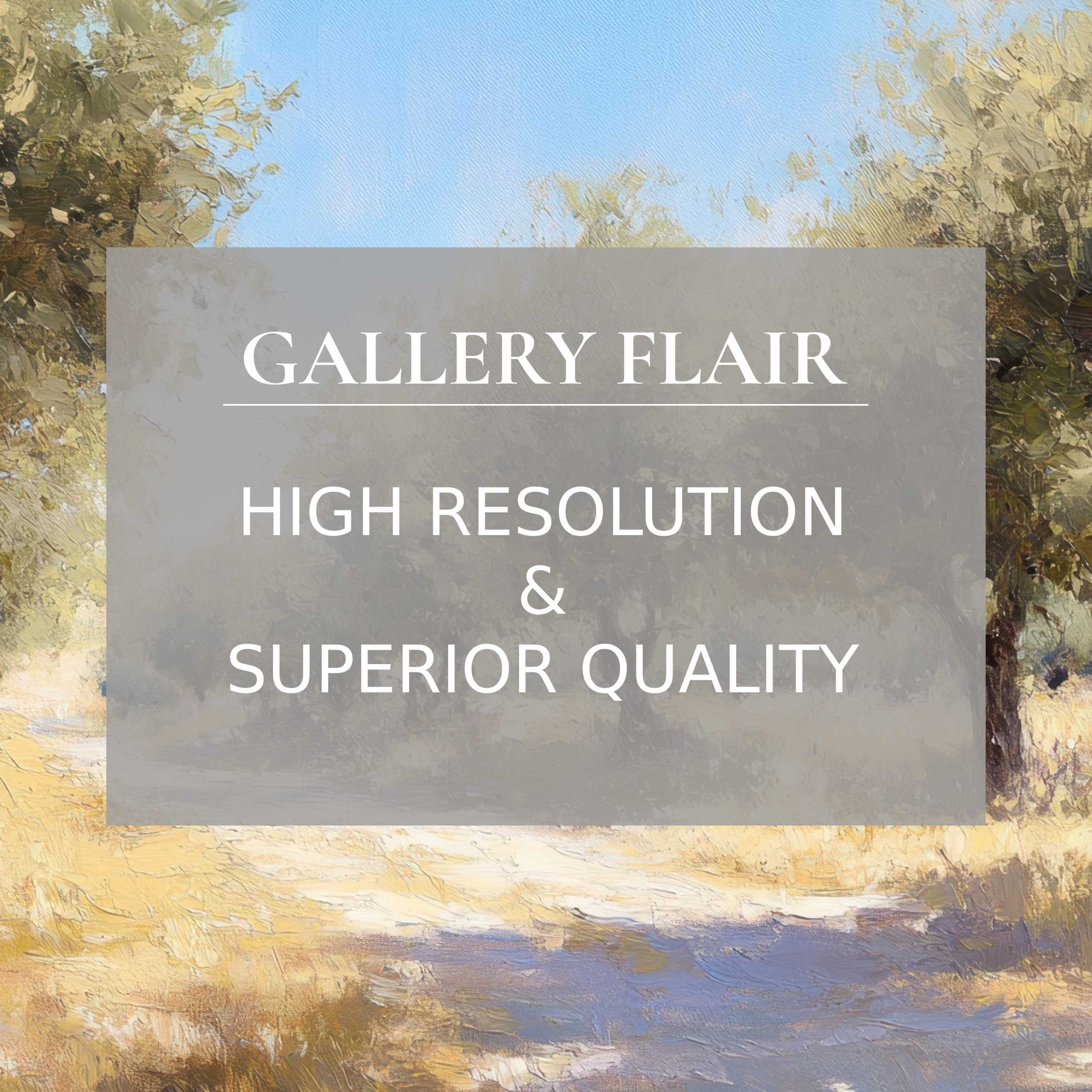 Elegant impressionist landscape with refined brushwork, vivid colors, and remarkable clarity; perfect tree Frame TV picture