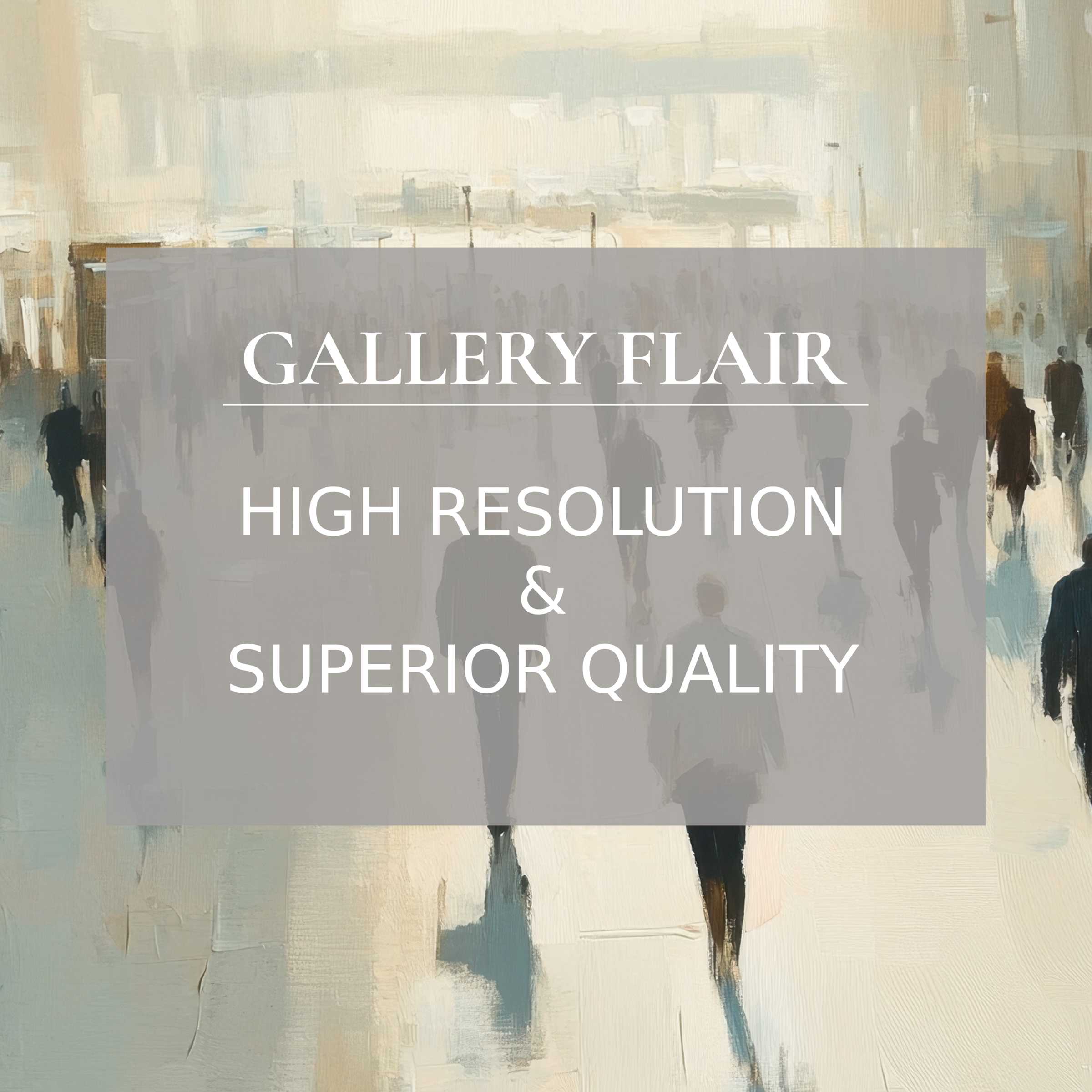 Elegant urban Frame TV picture featuring soft, high-resolution brushstrokes and refined visual clarity