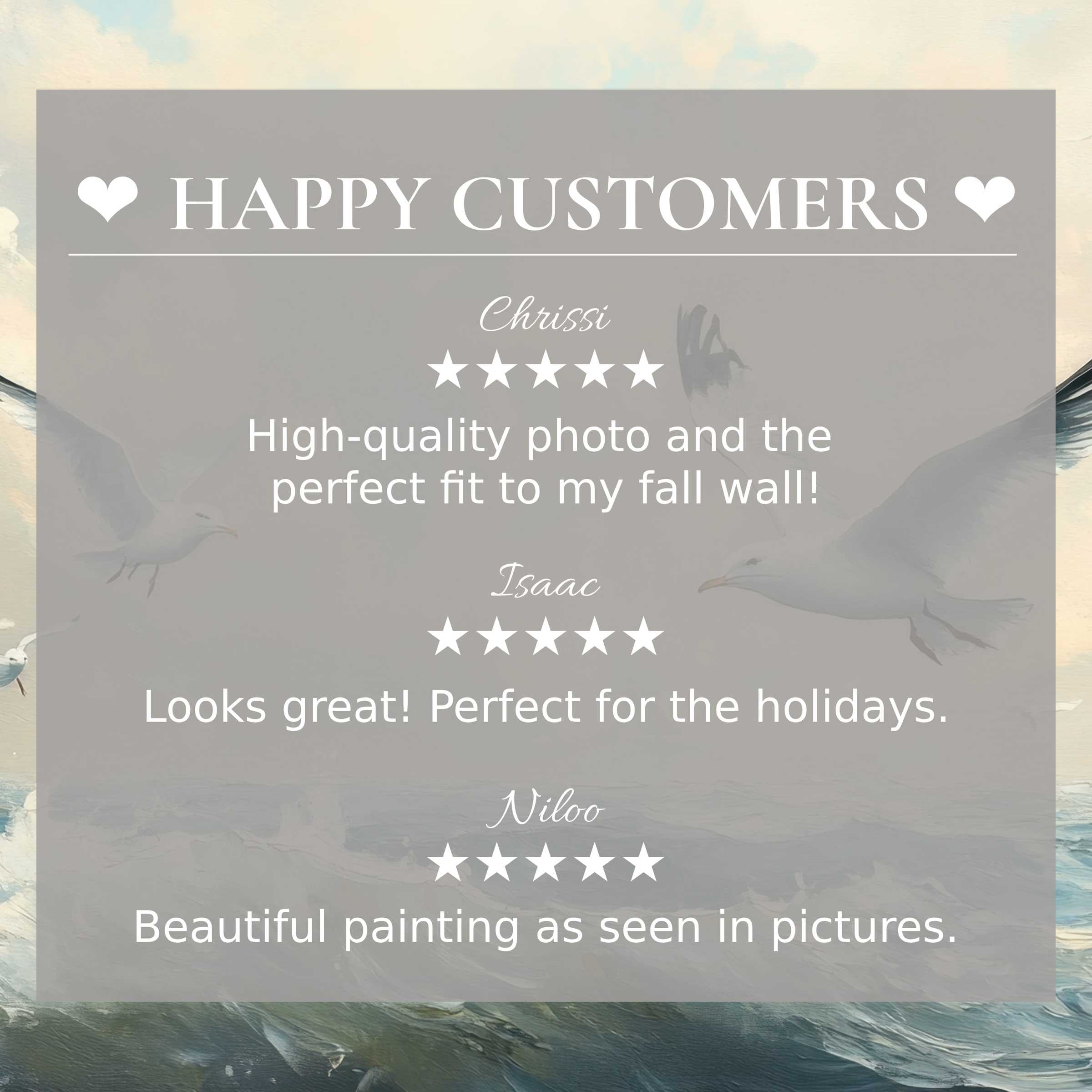 Refined coastal art for Frame TV with abstract seaside hues; happy customer reviews build trust and showcase elegance