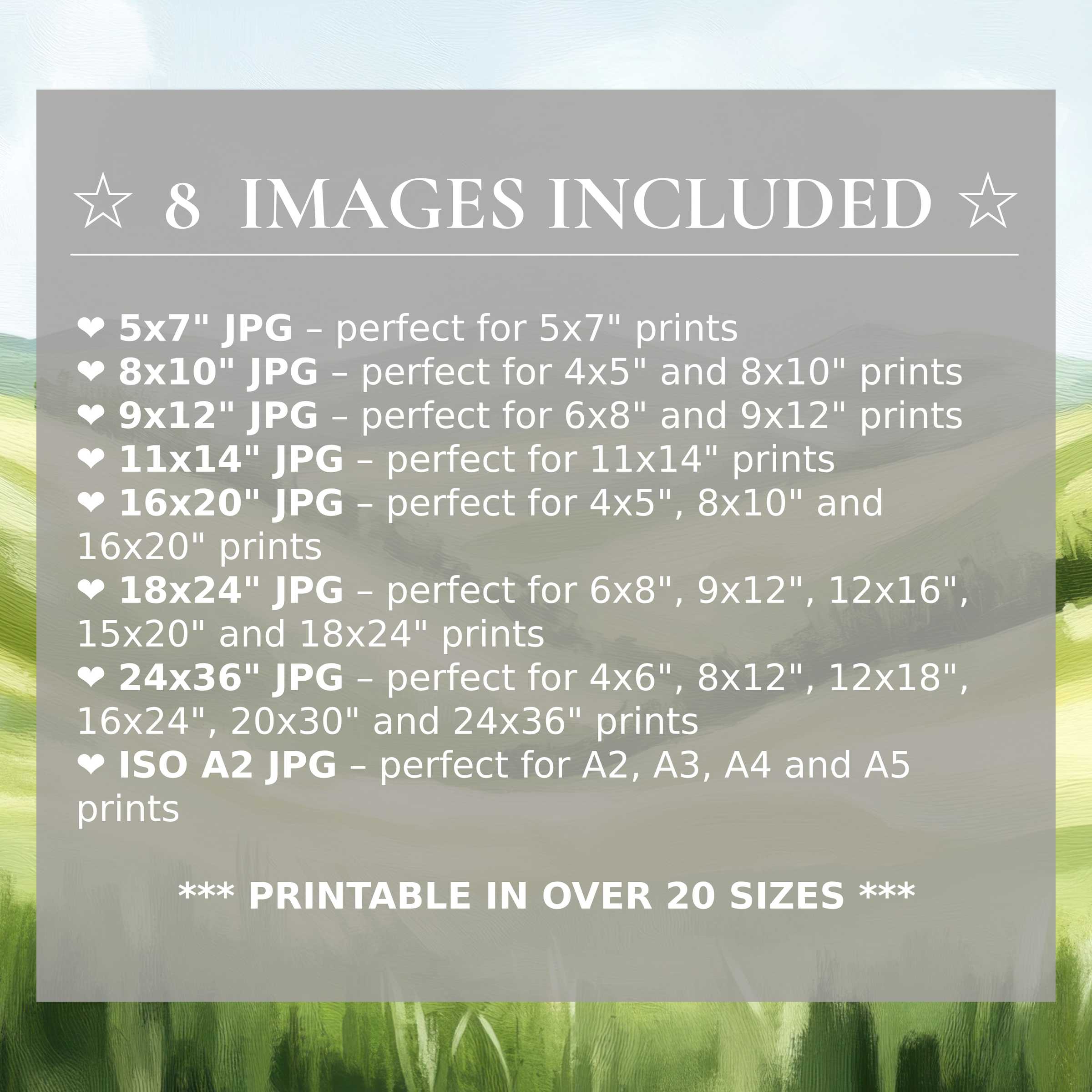 Summer digital print radiates serene greens and soft blues, offered in 8 high-quality sizes to elevate modern interiors with effortless style