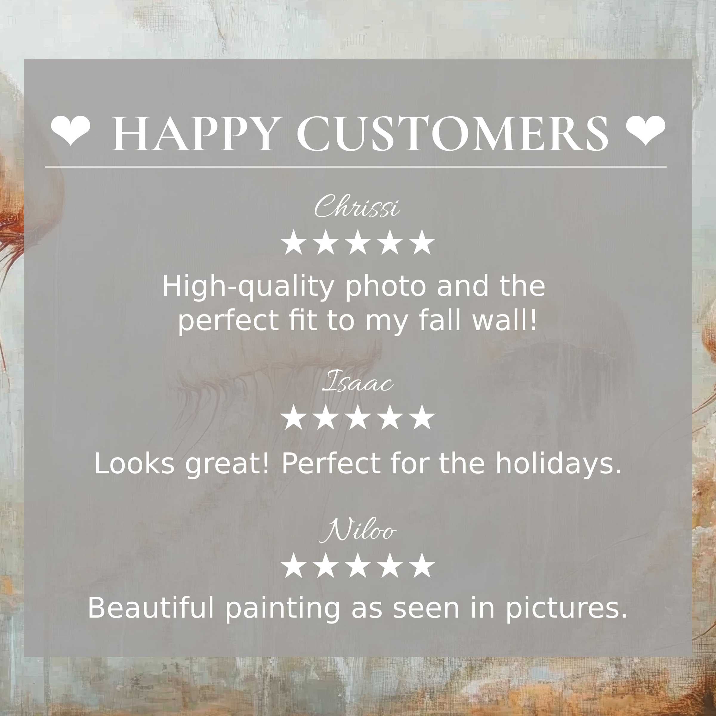 Beach art for Frame TV with abstract sunset hues; happy customer reviews build trust and highlight elegance