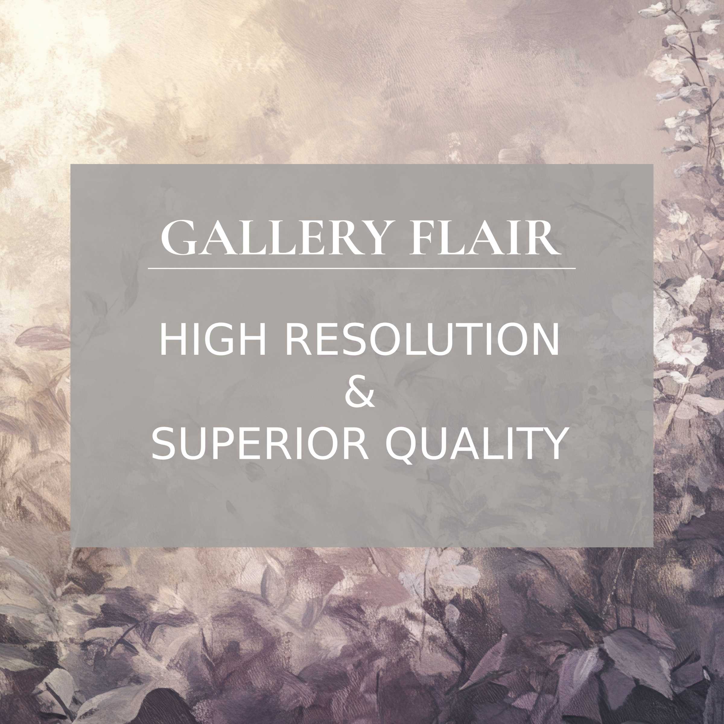 Elegant botanical Frame TV picture with soft hues, refined brushwork, high resolution, and exceptional visual clarity