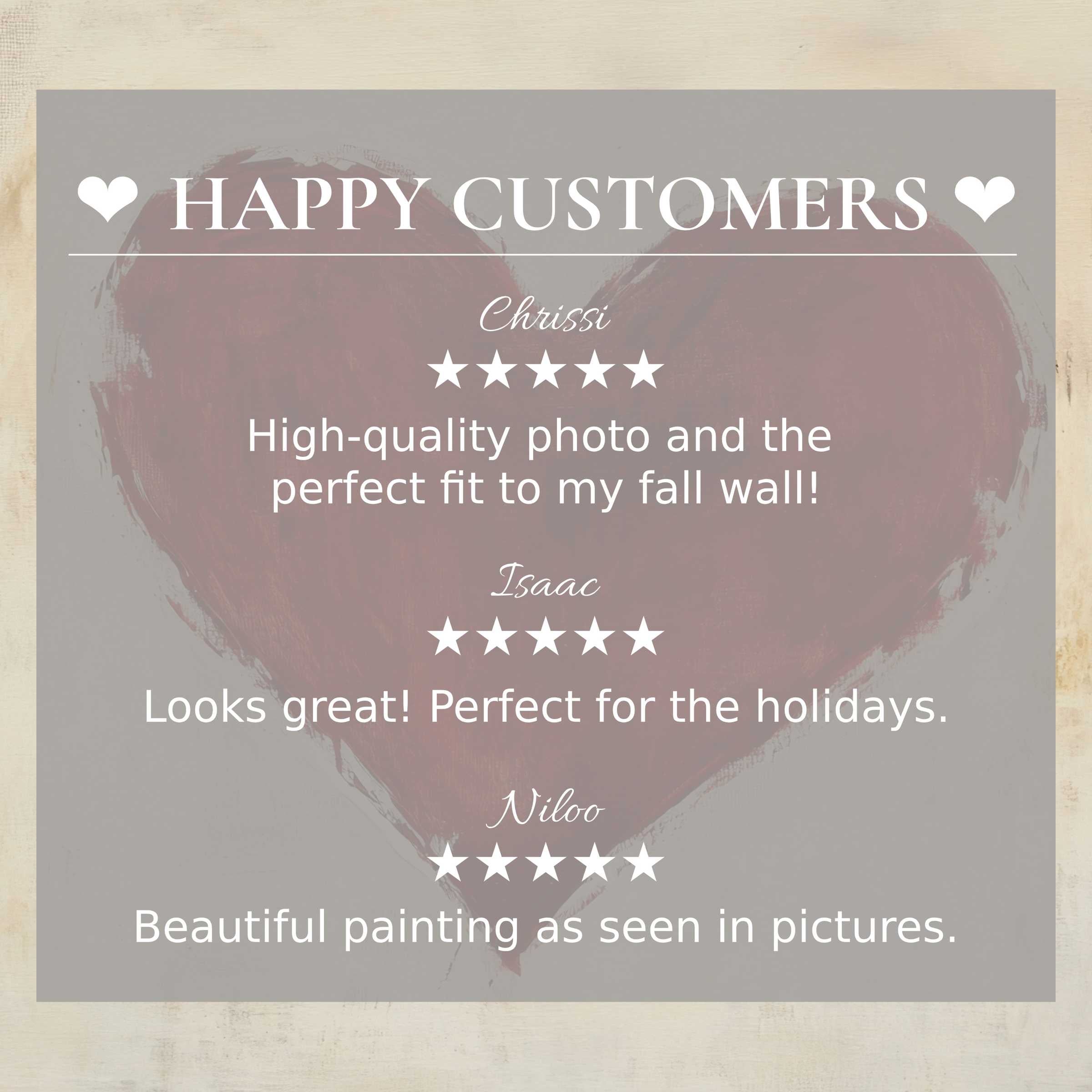 Minimalist art for Frame TV with abstract sunset hues and happy customer reviews, creating trust and elegant appeal