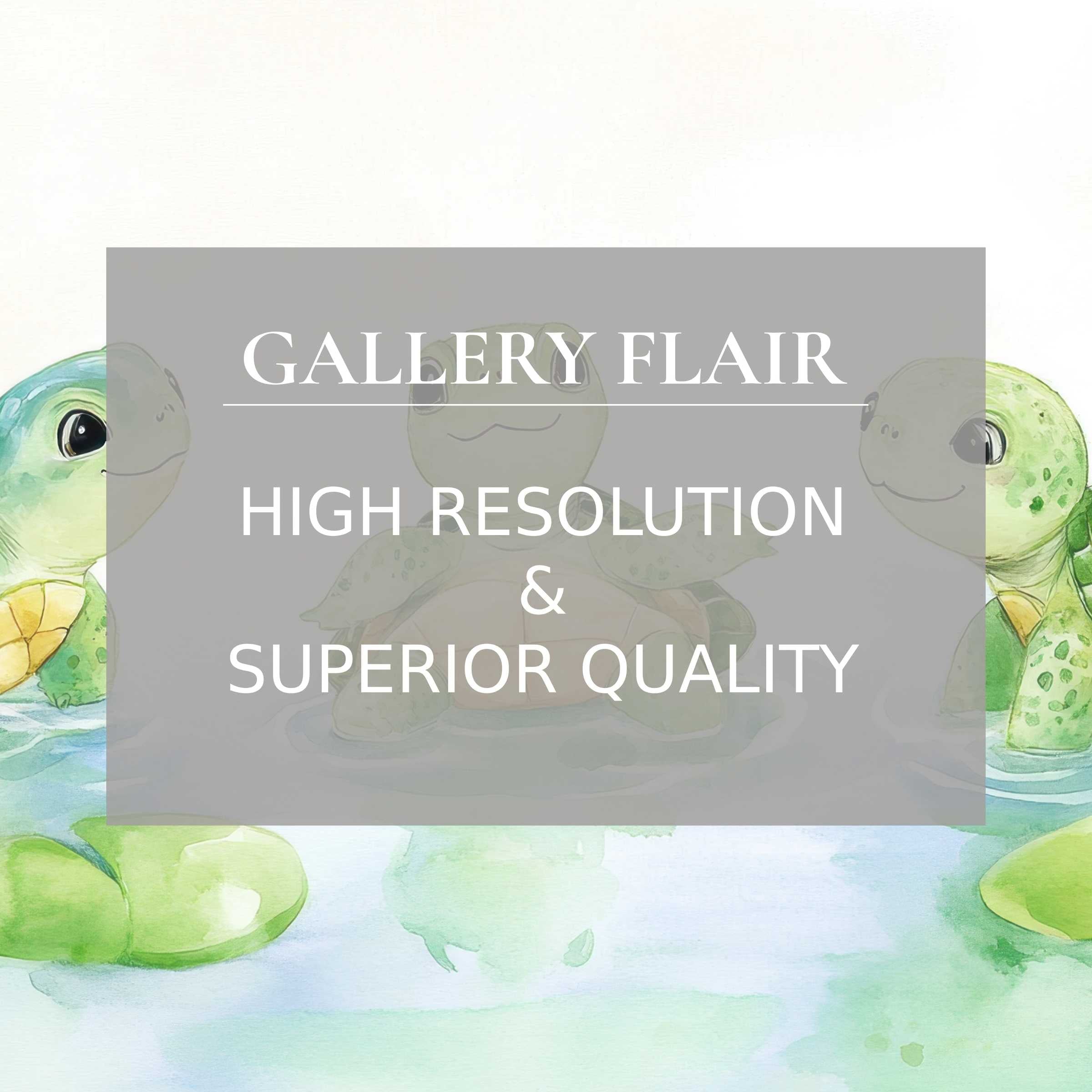 Charming nursery printable art of watercolor sea turtles in soft pastels, evoking a calming, refined coastal nursery vibe