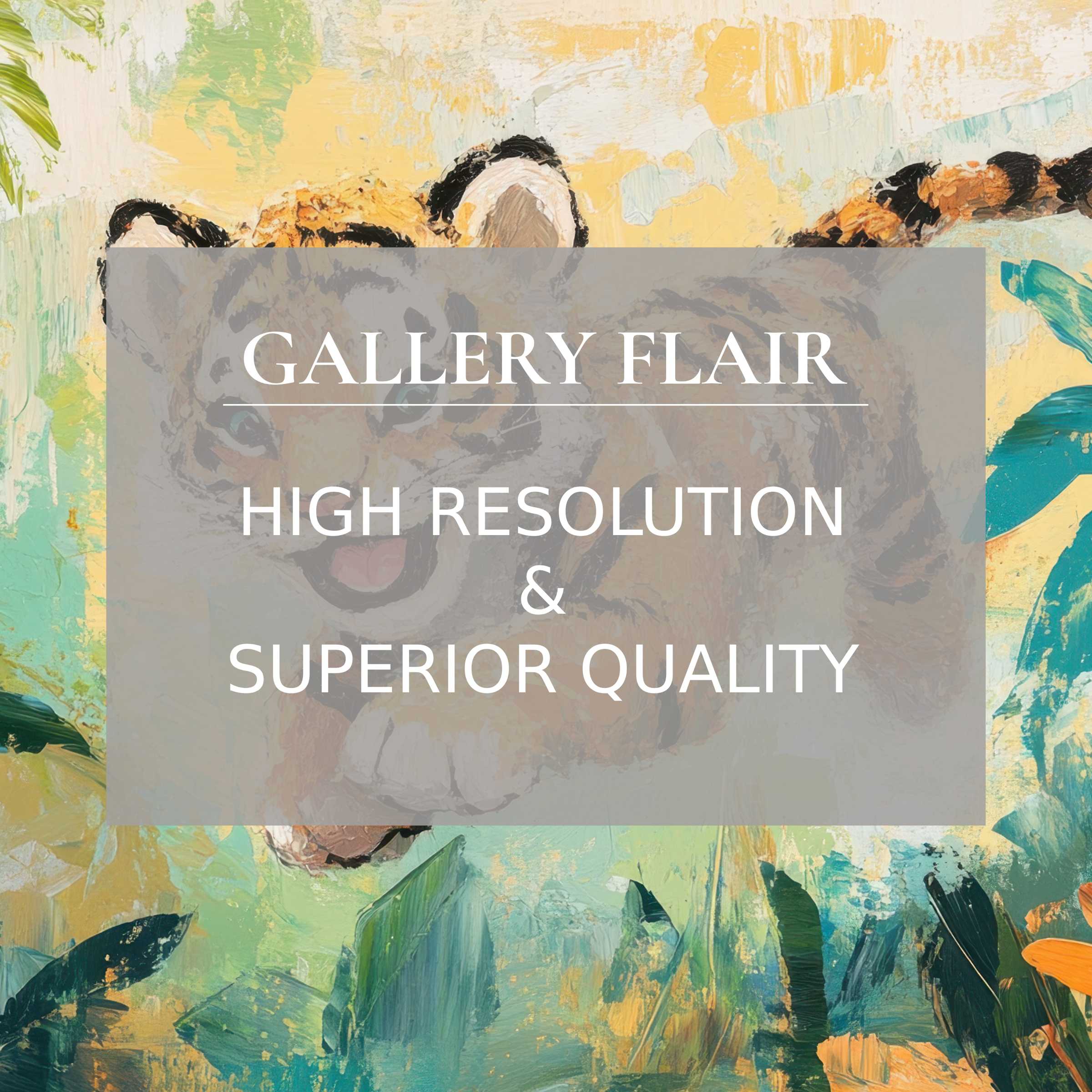 Elegant high-resolution nursery Frame TV picture with vibrant brushstrokes and refined visual clarity for sophisticated decor