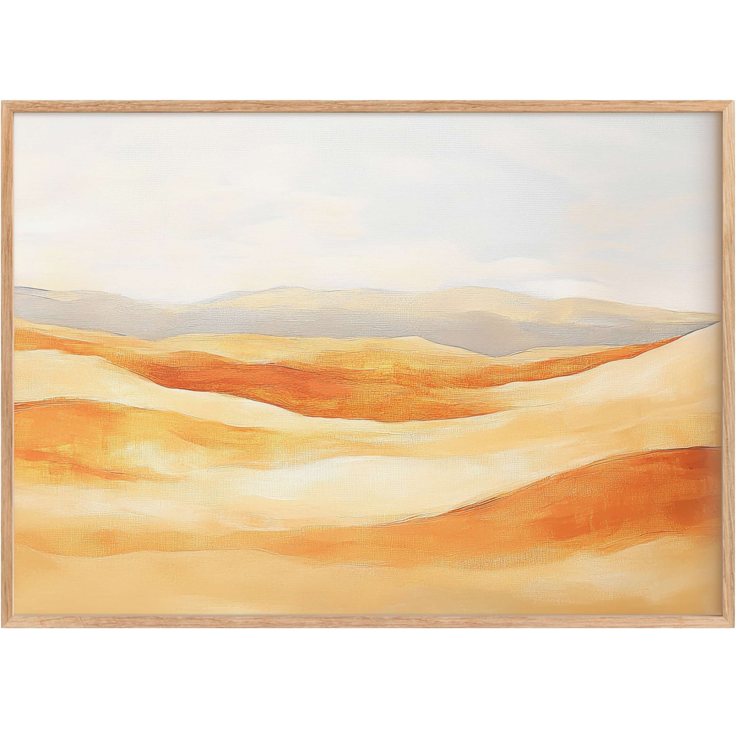 Warm, sun-kissed hues and gentle gradients create a calming, earthy boho printable wall art that elevates serene spaces