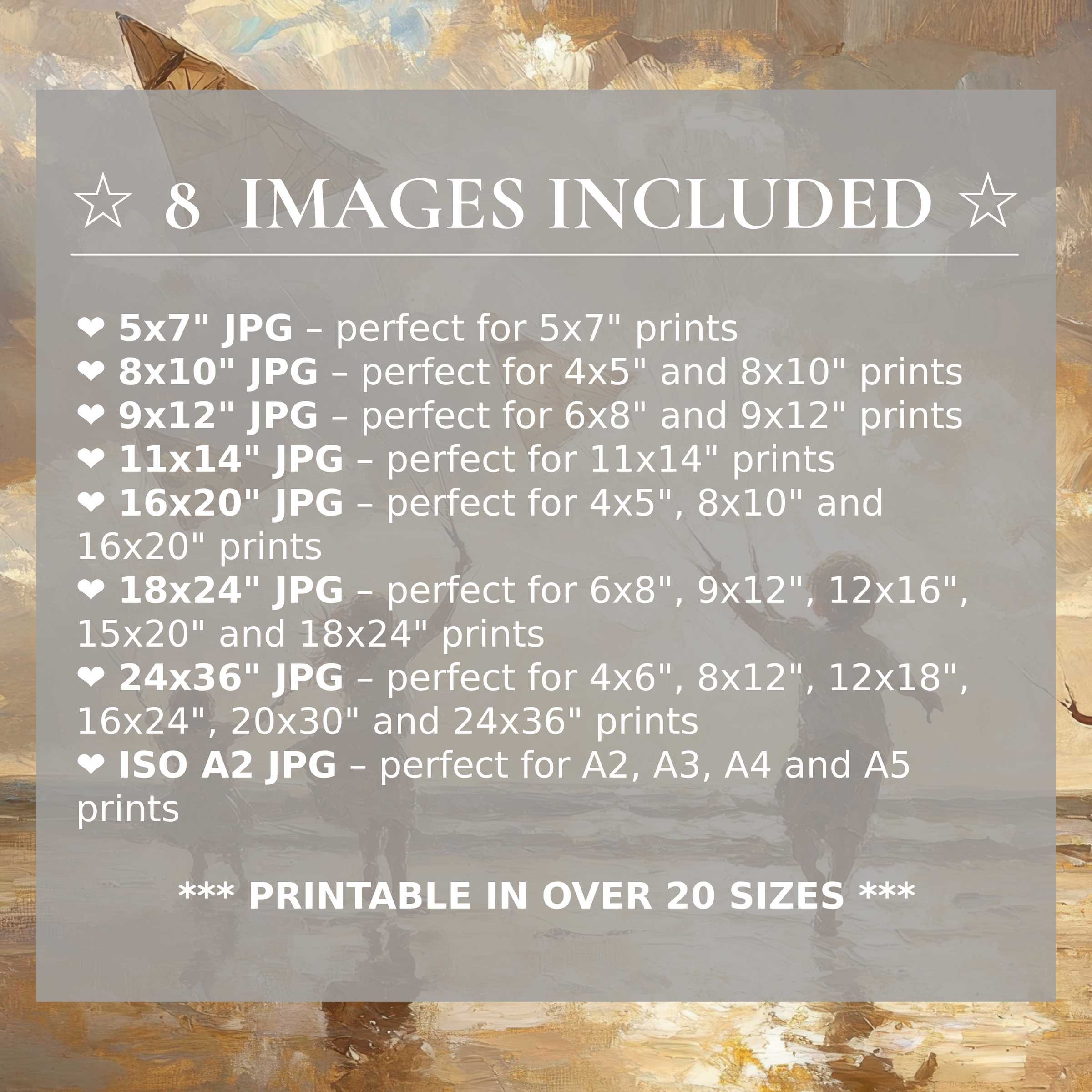 Radiant beach digital print in warm earth tones and soft blues, available in 8 high-quality sizes to elevate modern interiors with versatile, stylish charm