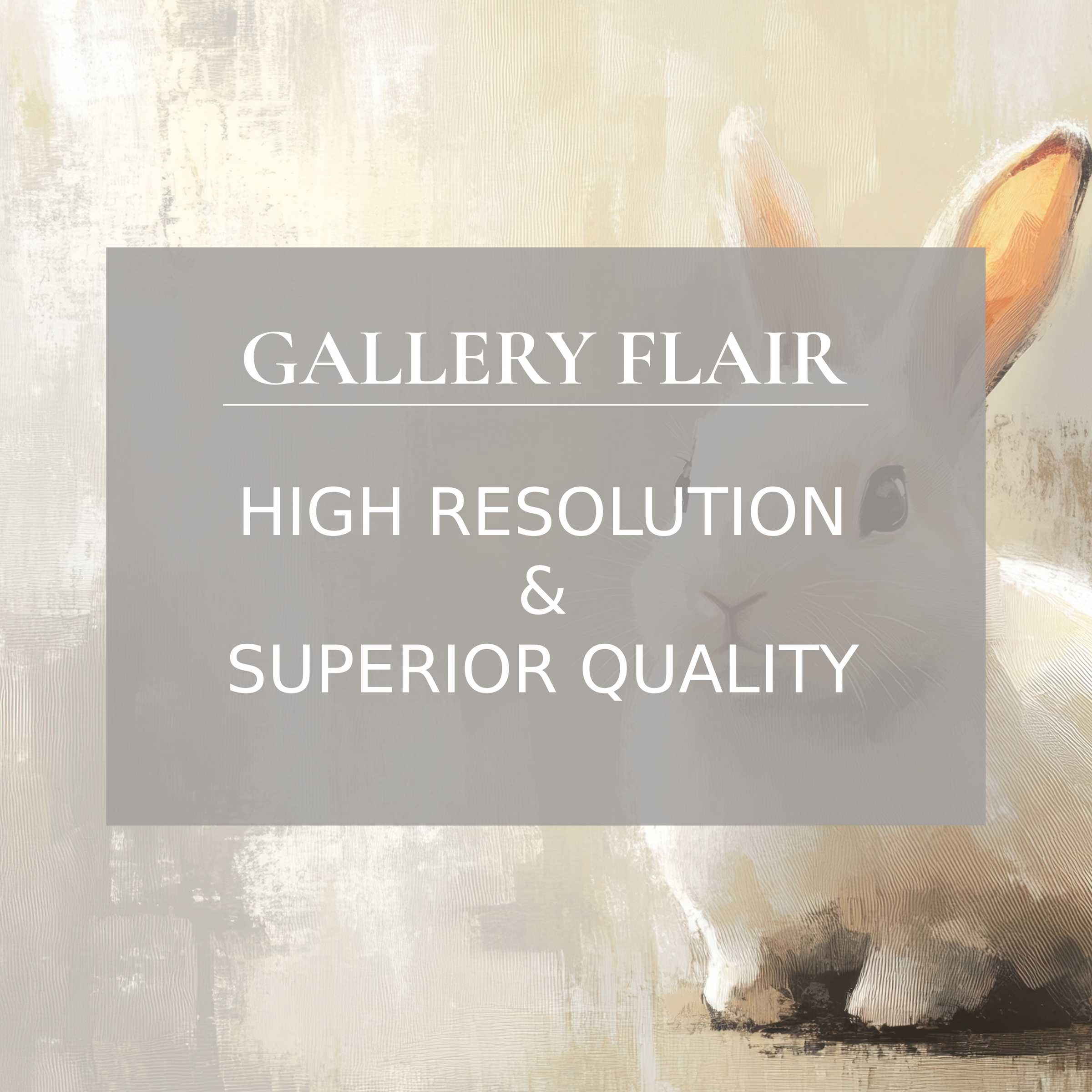 Ethereal easter printable art featuring a softly illuminated bunny with exquisite detail, enhancing serene, modern interiors
