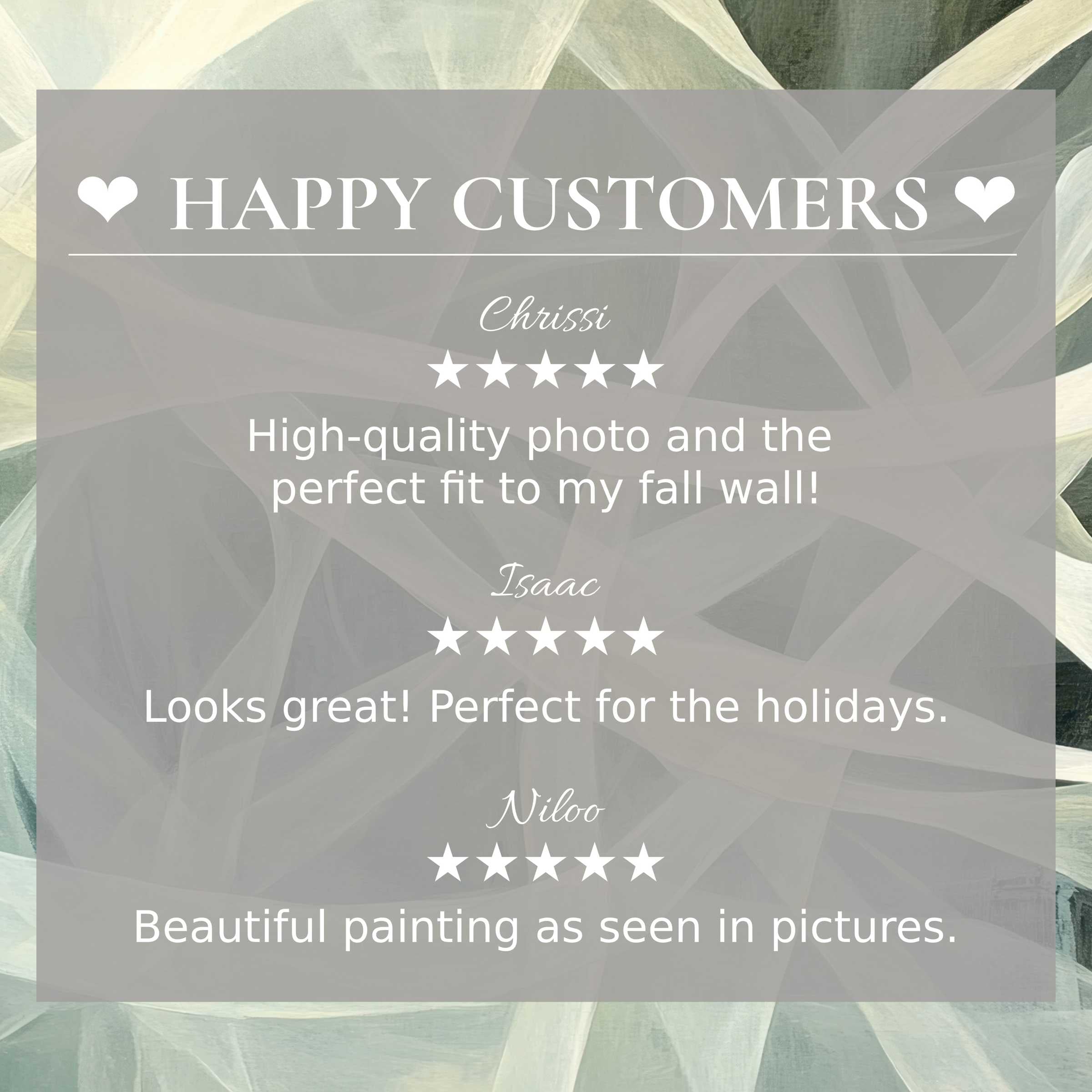 Elegant abstract art for Frame TV in soft sunset tones with happy customer reviews inspiring trust and style