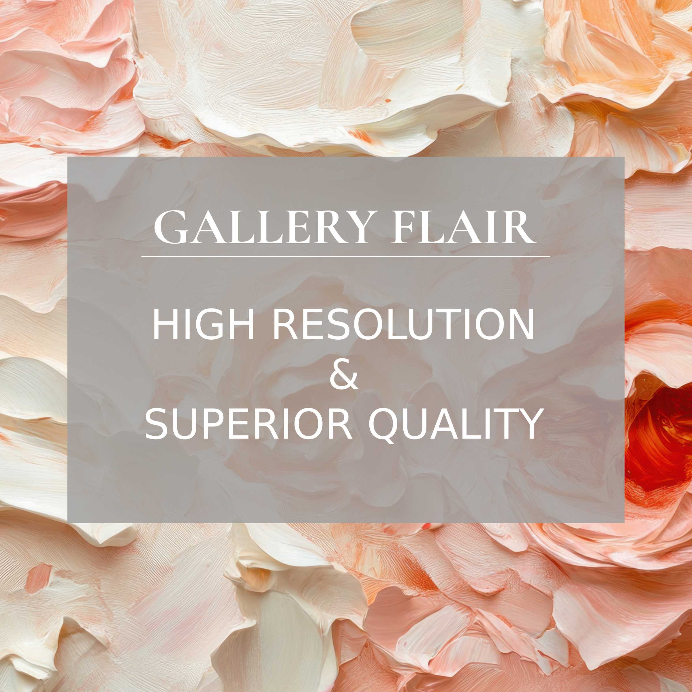 Floral printable art with delicate peach and cream petals, creating a calming, refined ambiance in modern interiors