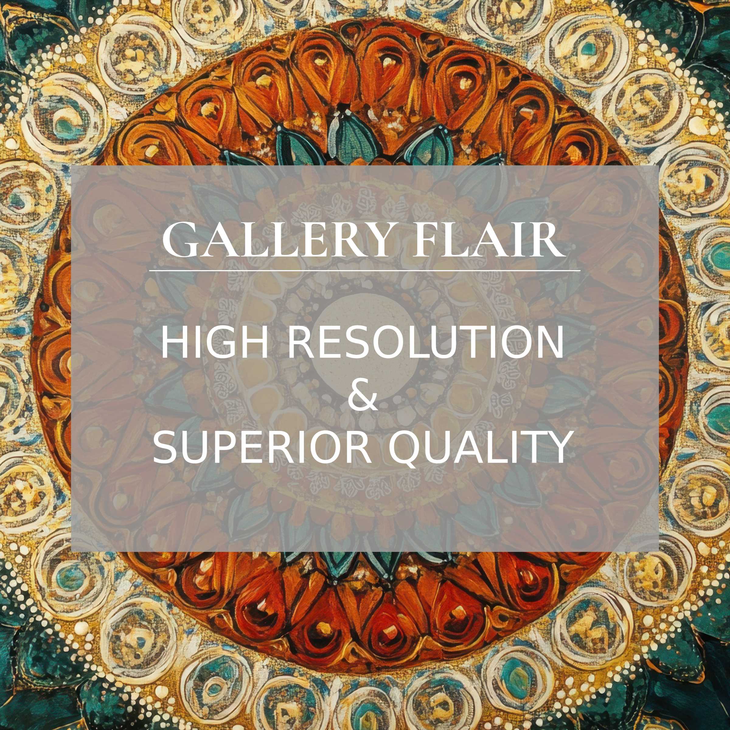 Boho printable art featuring a radiant mandala with warm earth tones, finely detailed to elevate modern interiors