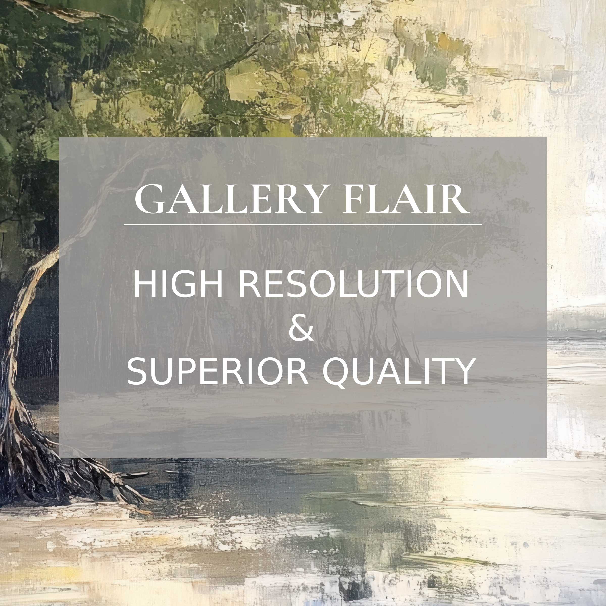 Calming beach printable art featuring textured mangrove roots and tranquil waters, enriching modern interiors with refined coastal elegance