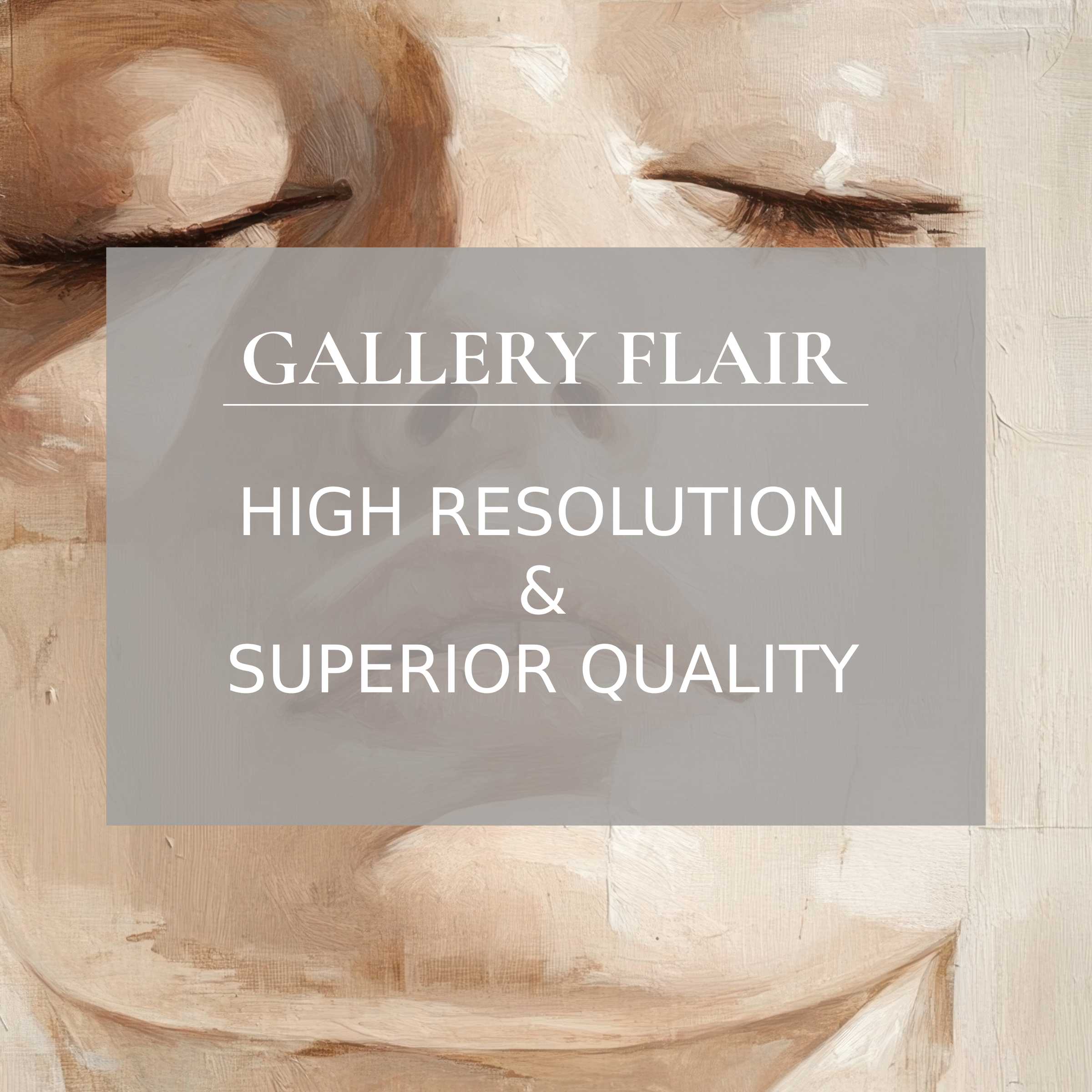 Neutral printable art featuring a serene, textured portrait with calming beige tones, enhancing modern decor with refined elegance