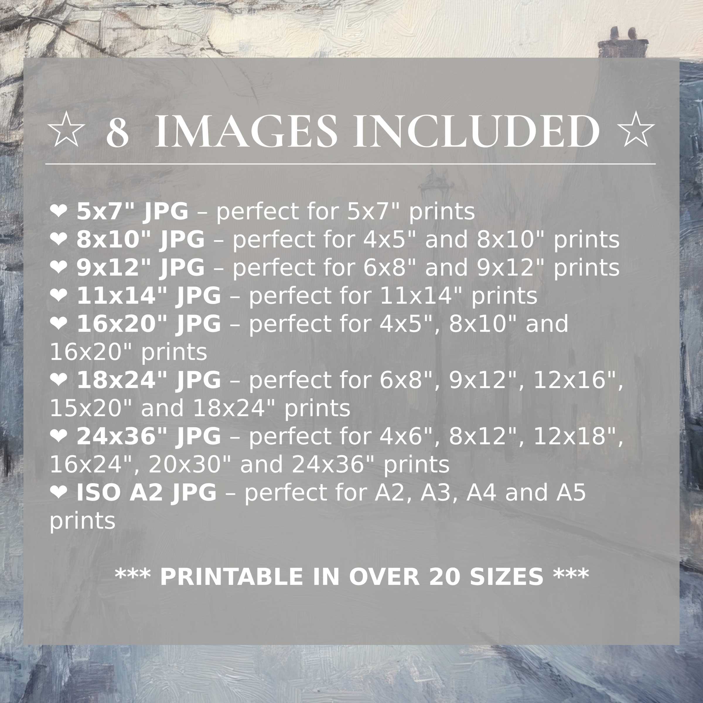 Urban digital print showcasing serene grays and cool beige tones, radiating calm elegance and bold modernity; includes 8 high-quality sizes with download to elevate diverse contemporary interiors with versatile style and lasting beauty