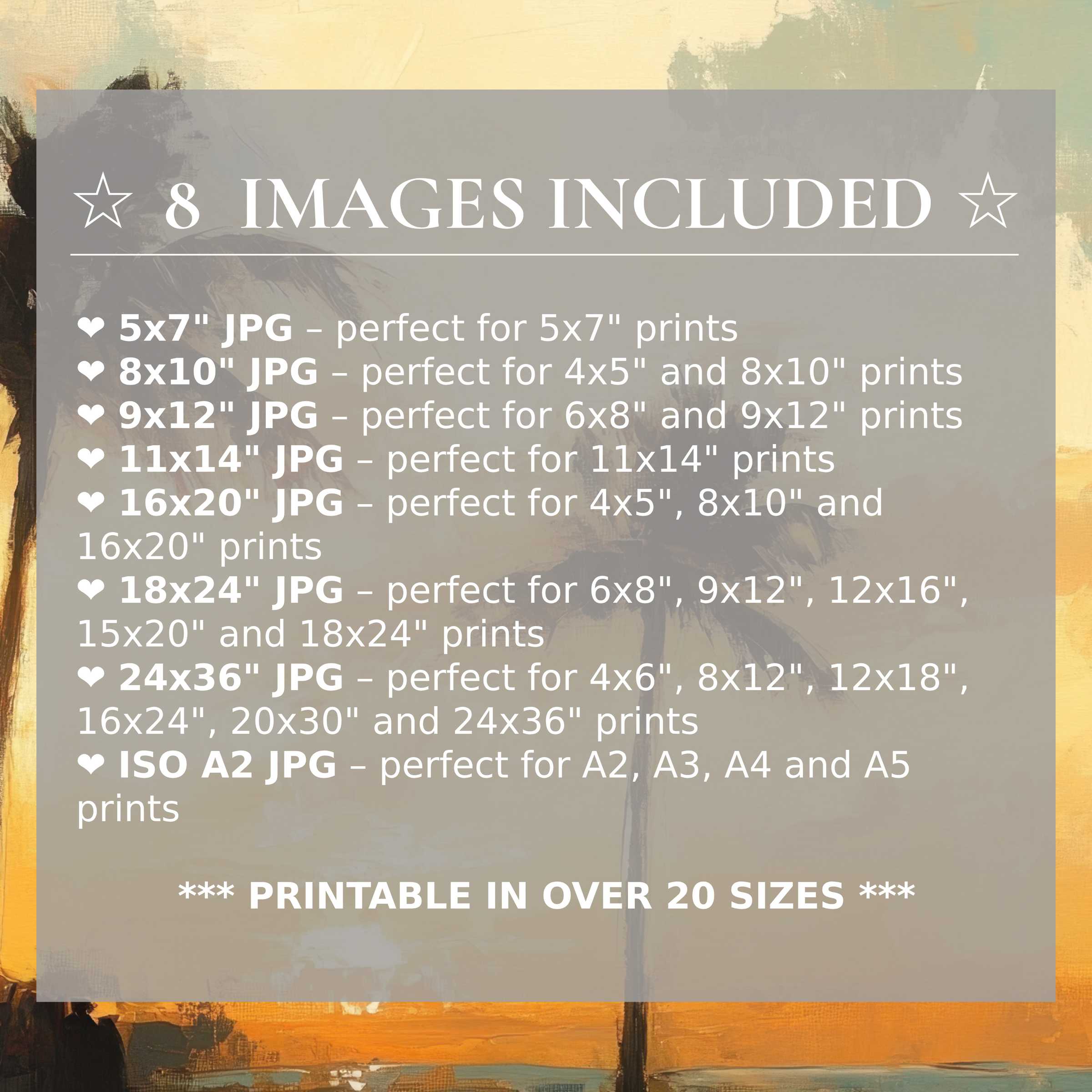 Radiant beach digital print featuring sunlit gold and muted aqua tones, delivered in 8 high-quality sizes to elevate modern interiors with versatile style