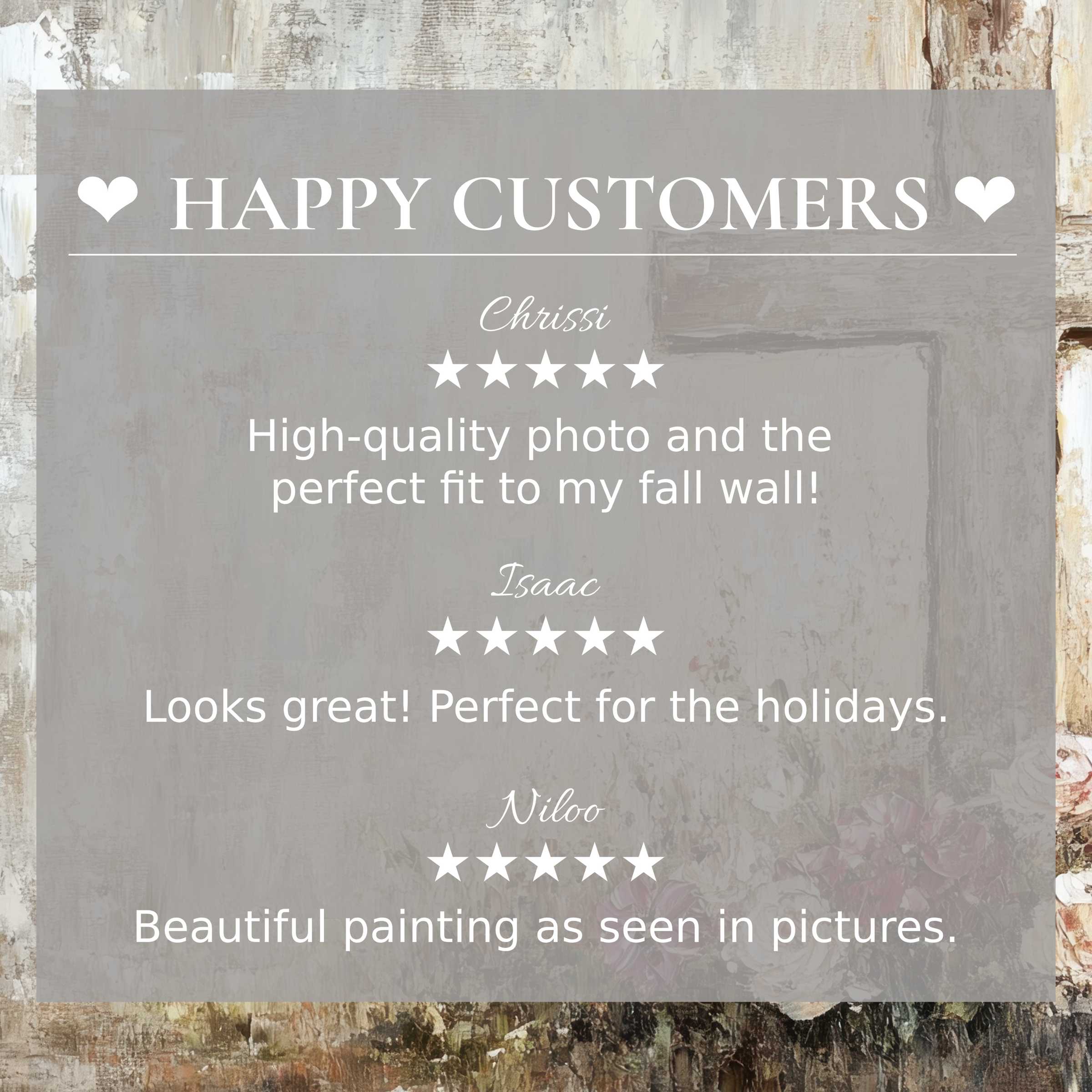 Easter art for Frame TV with abstract neutral tones; happy customer reviews build trust and highlight elegance